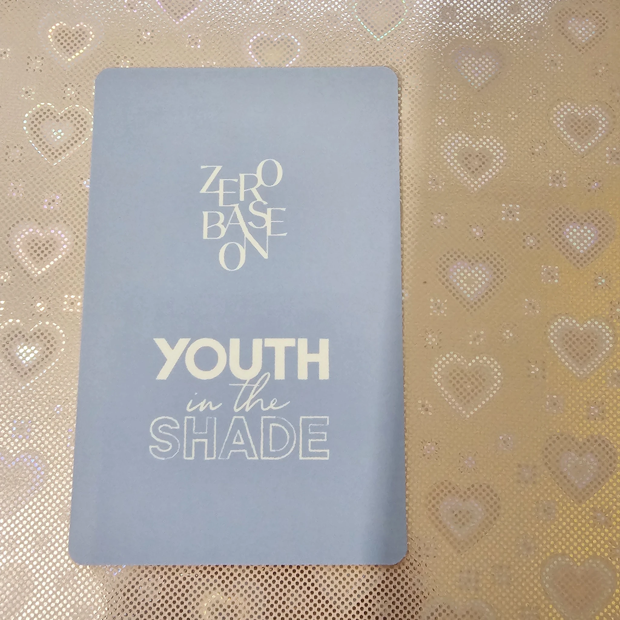 ZEROBASEONE Jiwoong ZEROBASEONE - Jiwoong - Youth in the Shade Album pob (pre-order benefit) tower records listing photo 2