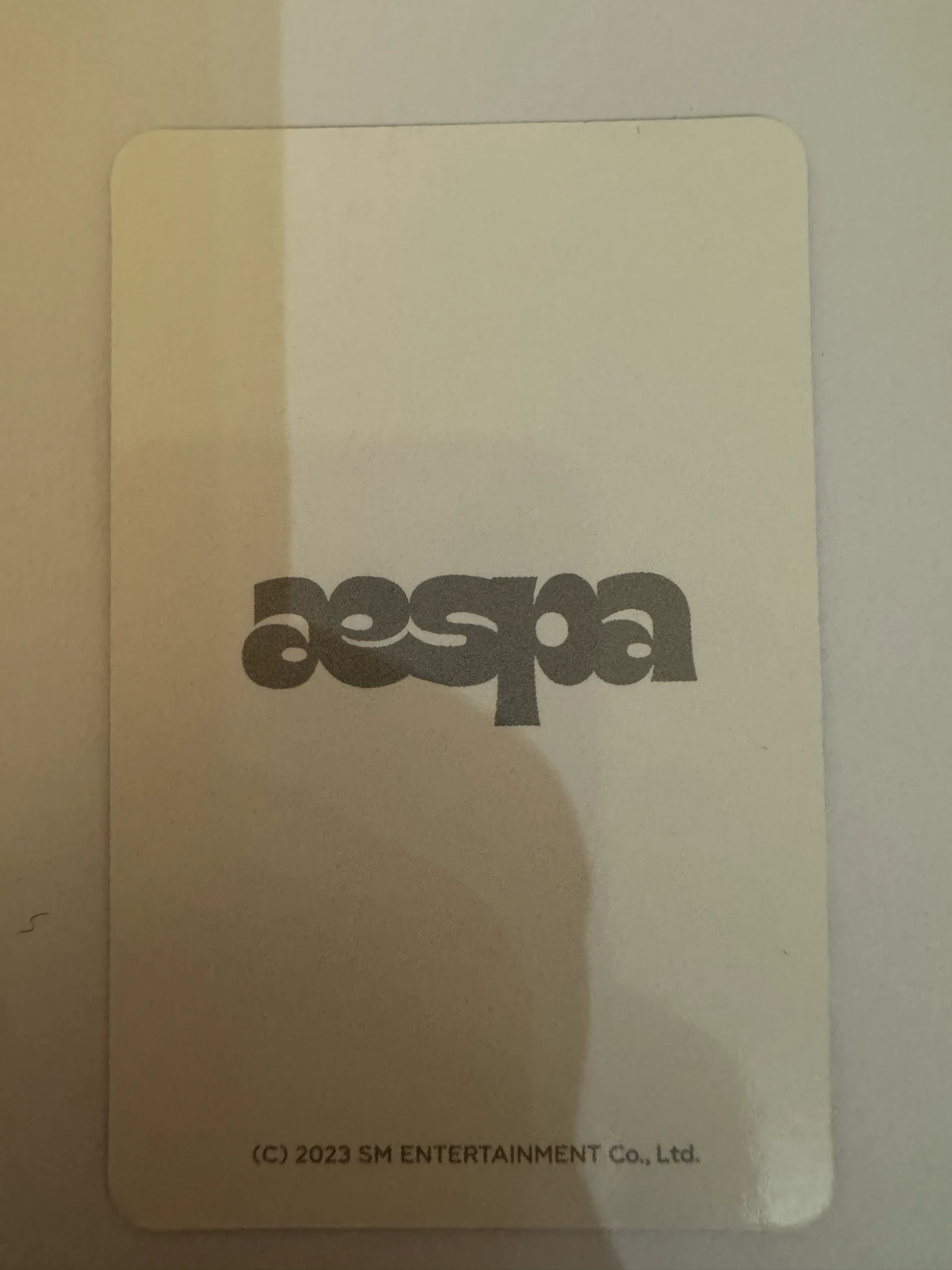 aespa Giselle aespa - Giselle - Come To My Illusion Event pop-up store merch photocard trading card C version listing photo 2