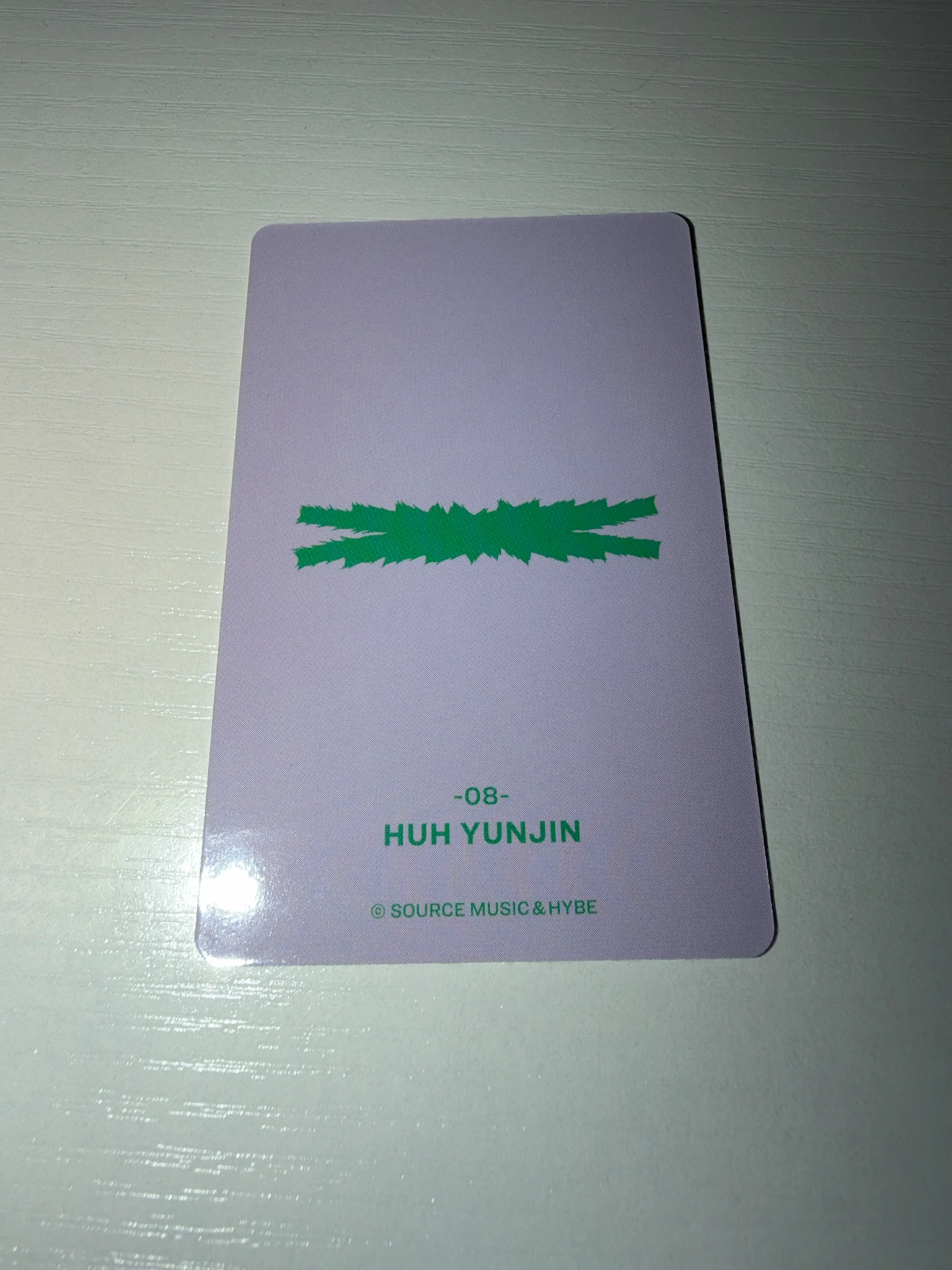 LE SSERAFIM Huh Yunjin LE SSERAFIM - Huh Yunjin - CRAZY (Japanese Ver.) Album trading card 8/25 listing photo 2
