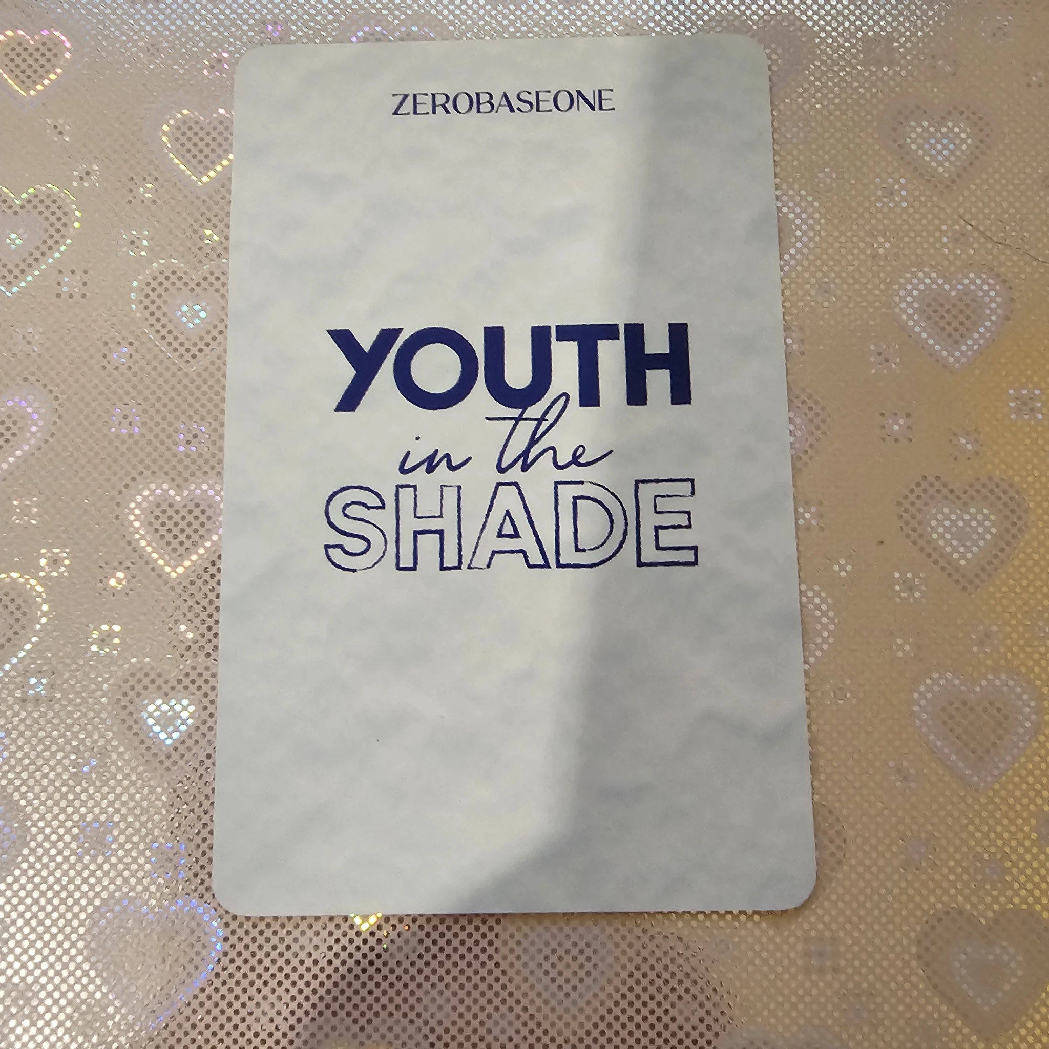 ZEROBASEONE Jiwoong ZEROBASEONE - Jiwoong - Youth in the Shade Album pre-order benefit (pob) withmuu listing photo 2