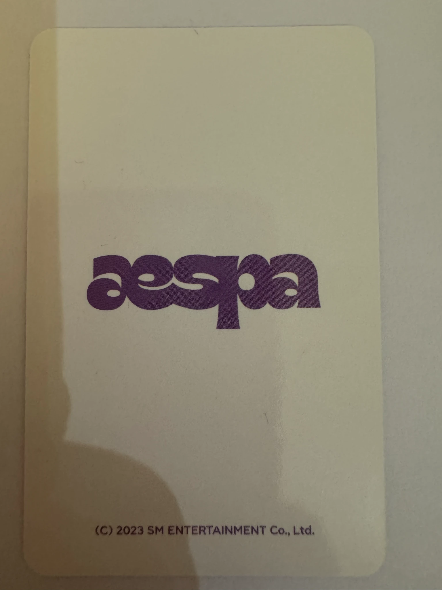 aespa Giselle aespa - Giselle - Come To My Illusion Event pop-up store merch photocard trading card C version concept version listing photo 2