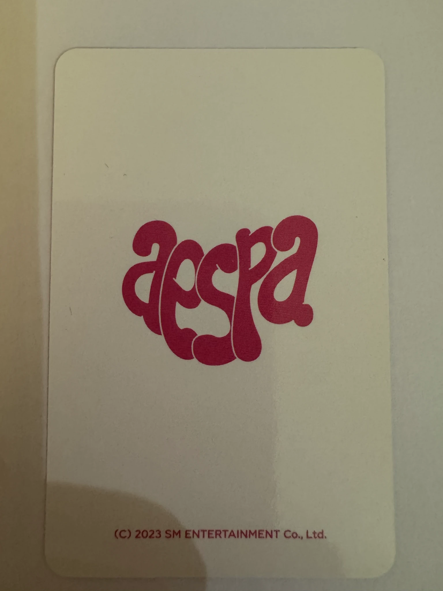 aespa Giselle aespa - Giselle - Come To My Illusion Event pop-up store merch photocard trading card A version concept version listing photo 2