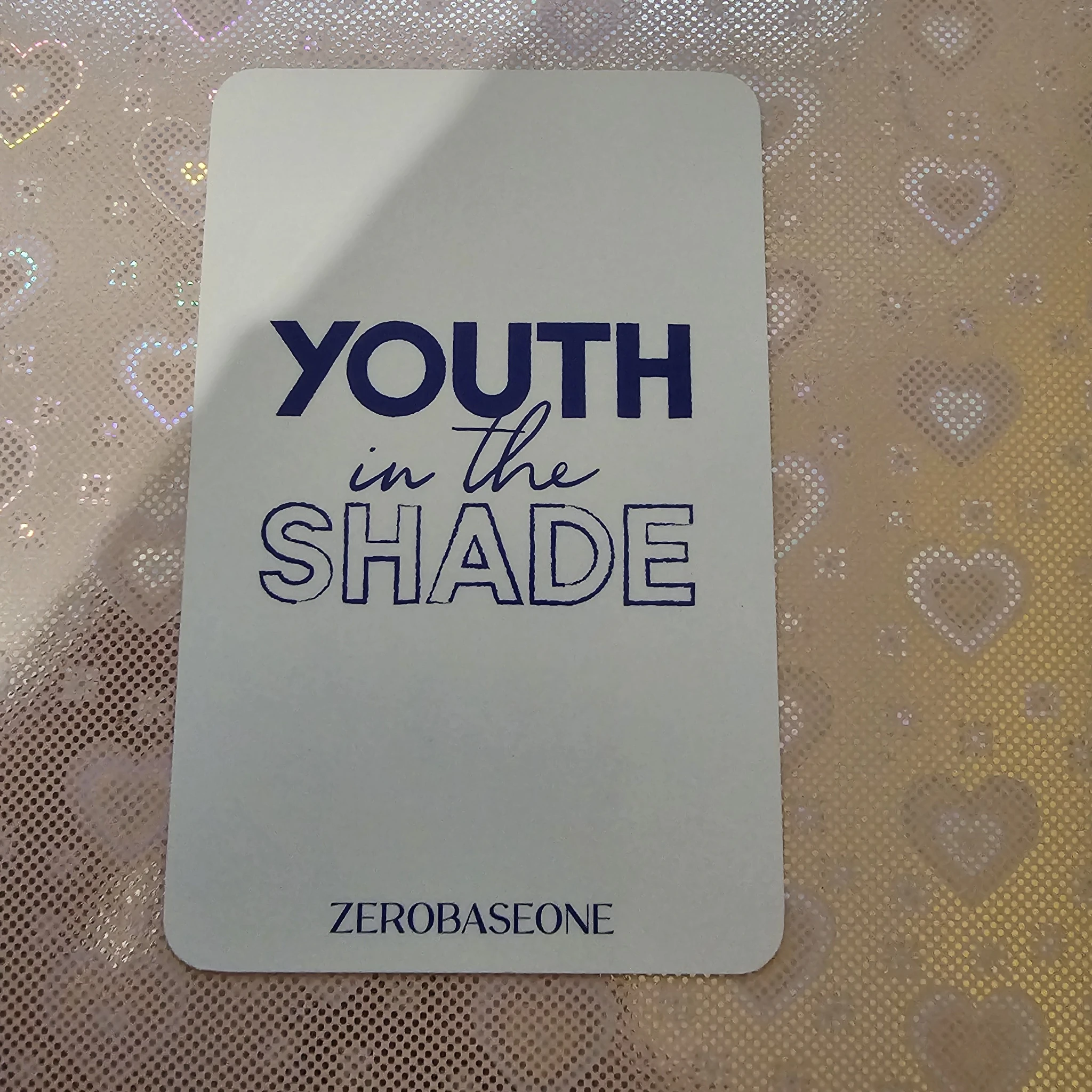 ZEROBASEONE Gunwook ZEROBASEONE - Gunwook - Youth in the Shade Album pob (pre-order benefit) everline listing photo 2