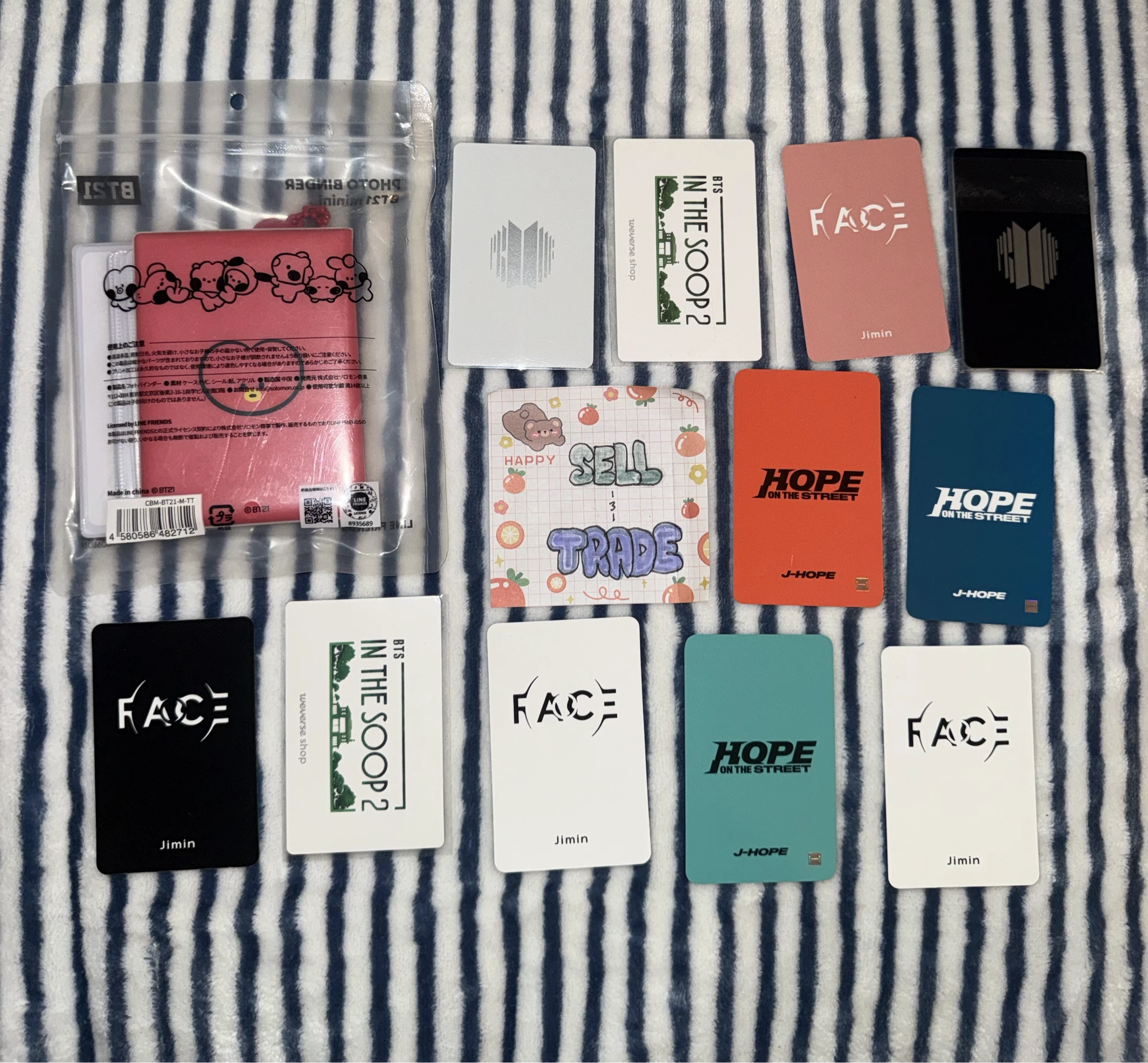 BTS Jimin BTS - Jimin - Face Album lucky draw powerstation listing photo 2