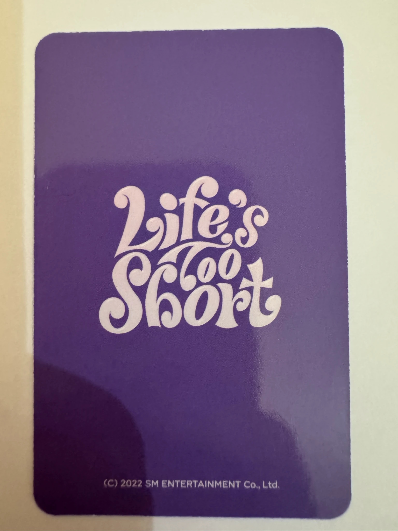 aespa Giselle aespa - Giselle - Life's Too Short Album merch photocard trading card listing photo 2