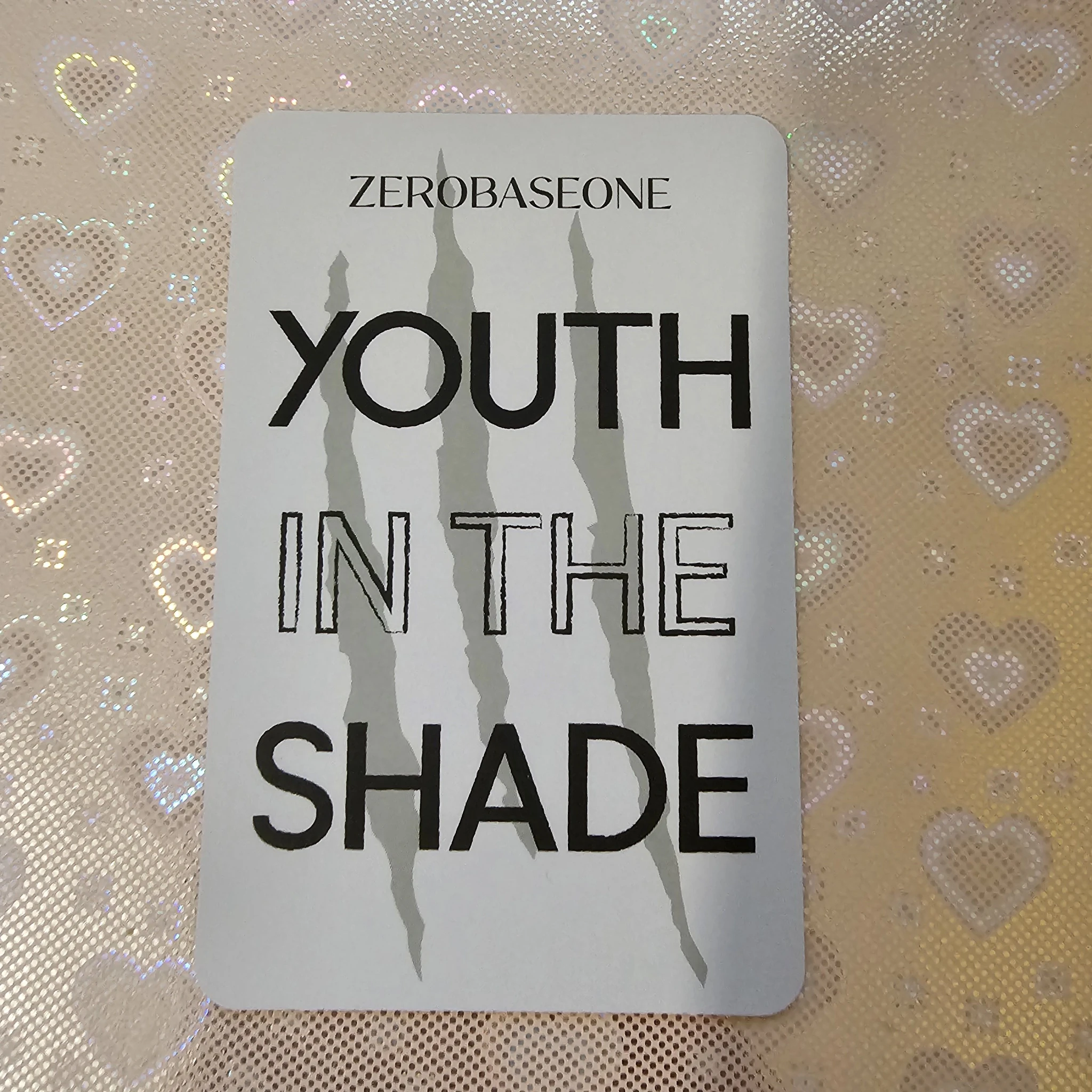 ZEROBASEONE Hanbin ZEROBASEONE - Hanbin - Youth in the Shade Album soundwave lucky draw photobook version listing photo 2