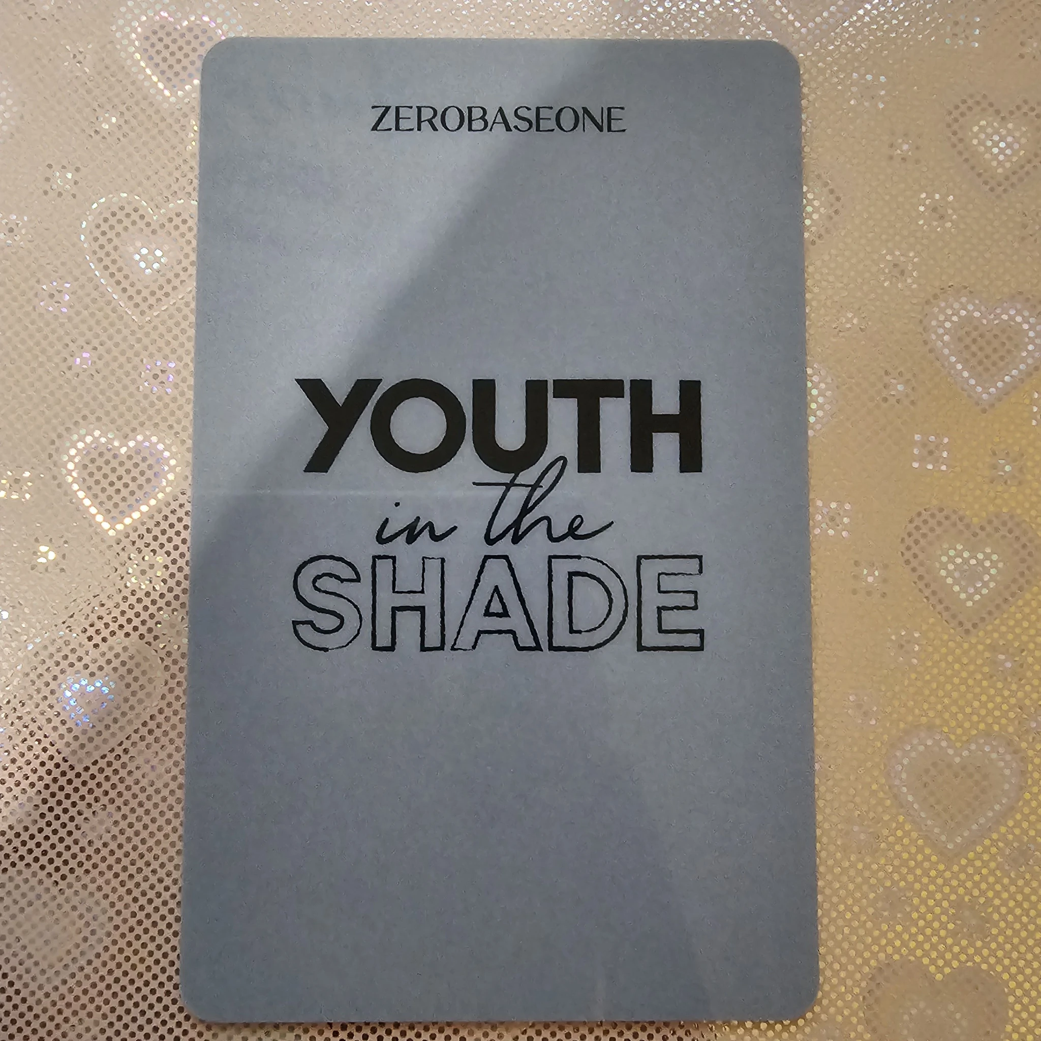 ZEROBASEONE Gunwook ZEROBASEONE - Gunwook - Youth in the Shade Album pob (pre-order benefit) withmuu lucky draw listing photo 2