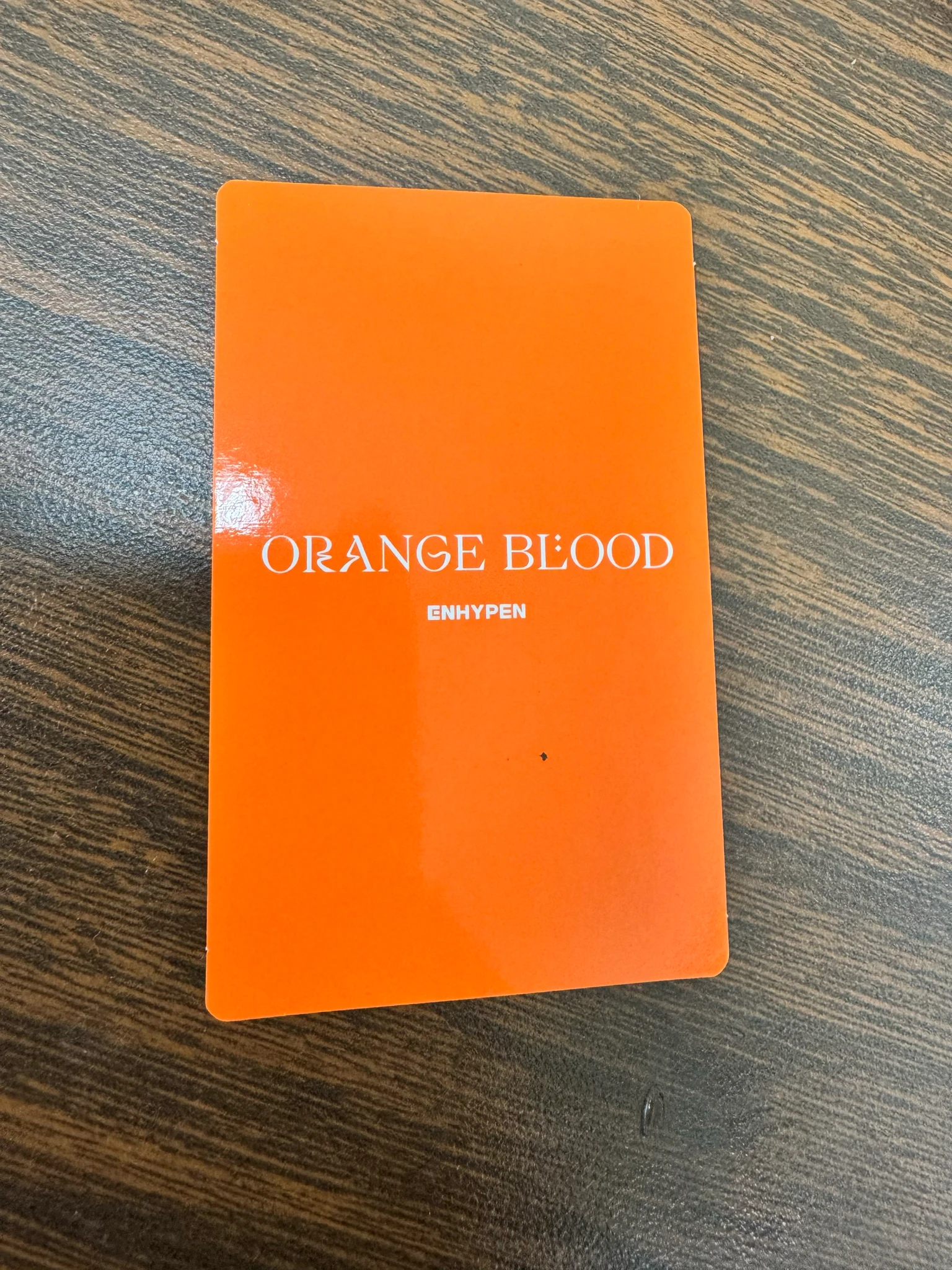 ENHYPEN Jay ENHYPEN - Jay - ORANGE BLOOD Album engene version album photocard korean album A version listing photo 2