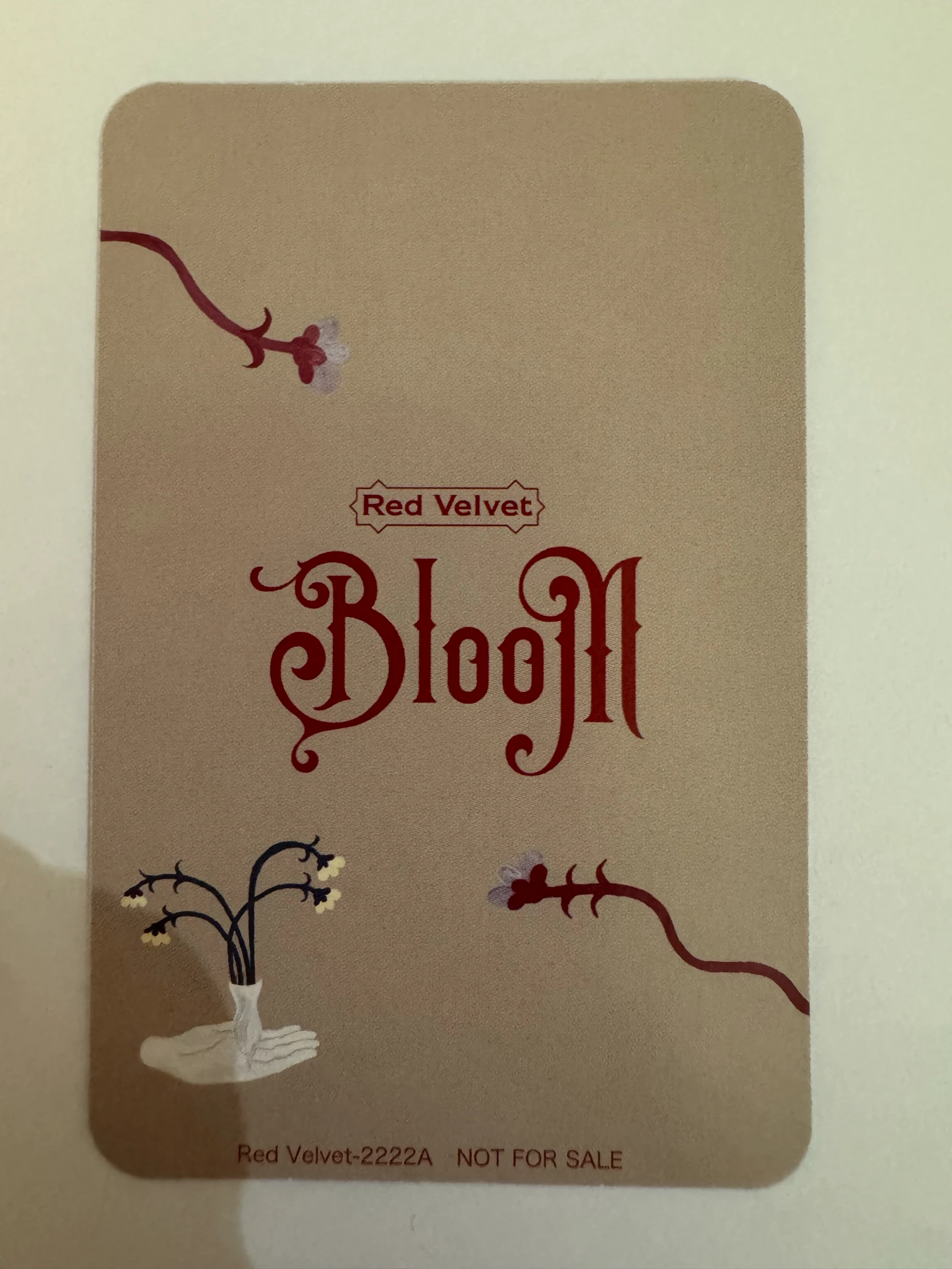 Red Velvet Yeri Red Velvet - Yeri - Bloom Album album photocard non-selfie horizontal japanese album listing photo 2