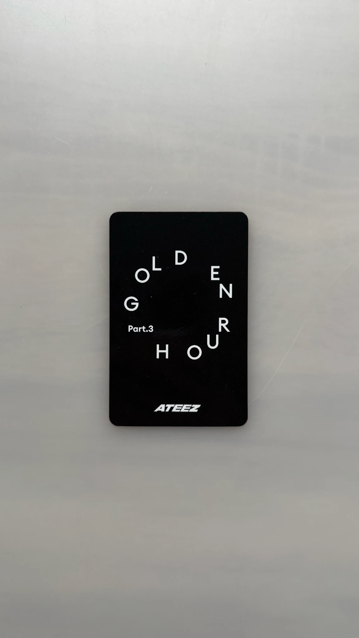 ATEEZ Wooyoung ATEEZ - Wooyoung - Golden Hour : Part.3 Album pob (pre-order benefit) listing photo 2