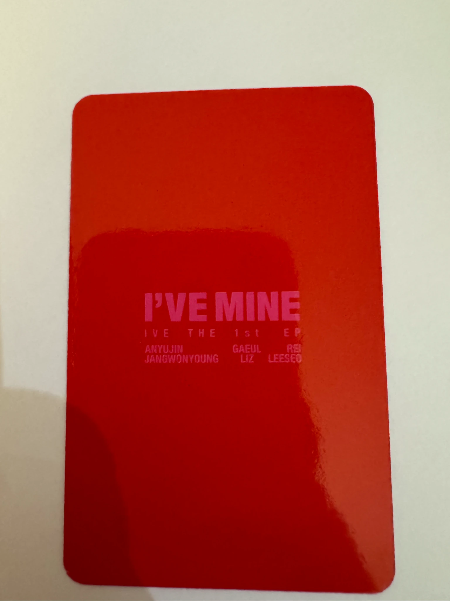 IVE Rei IVE - Rei - I've Mine Album off the record version album photocard listing photo 2