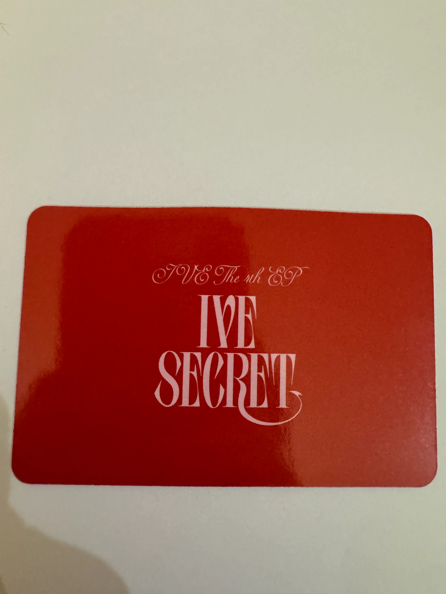 IVE Rei IVE - Rei - IVE SECRET Album evil cupid version id card album photocard minive listing photo 2
