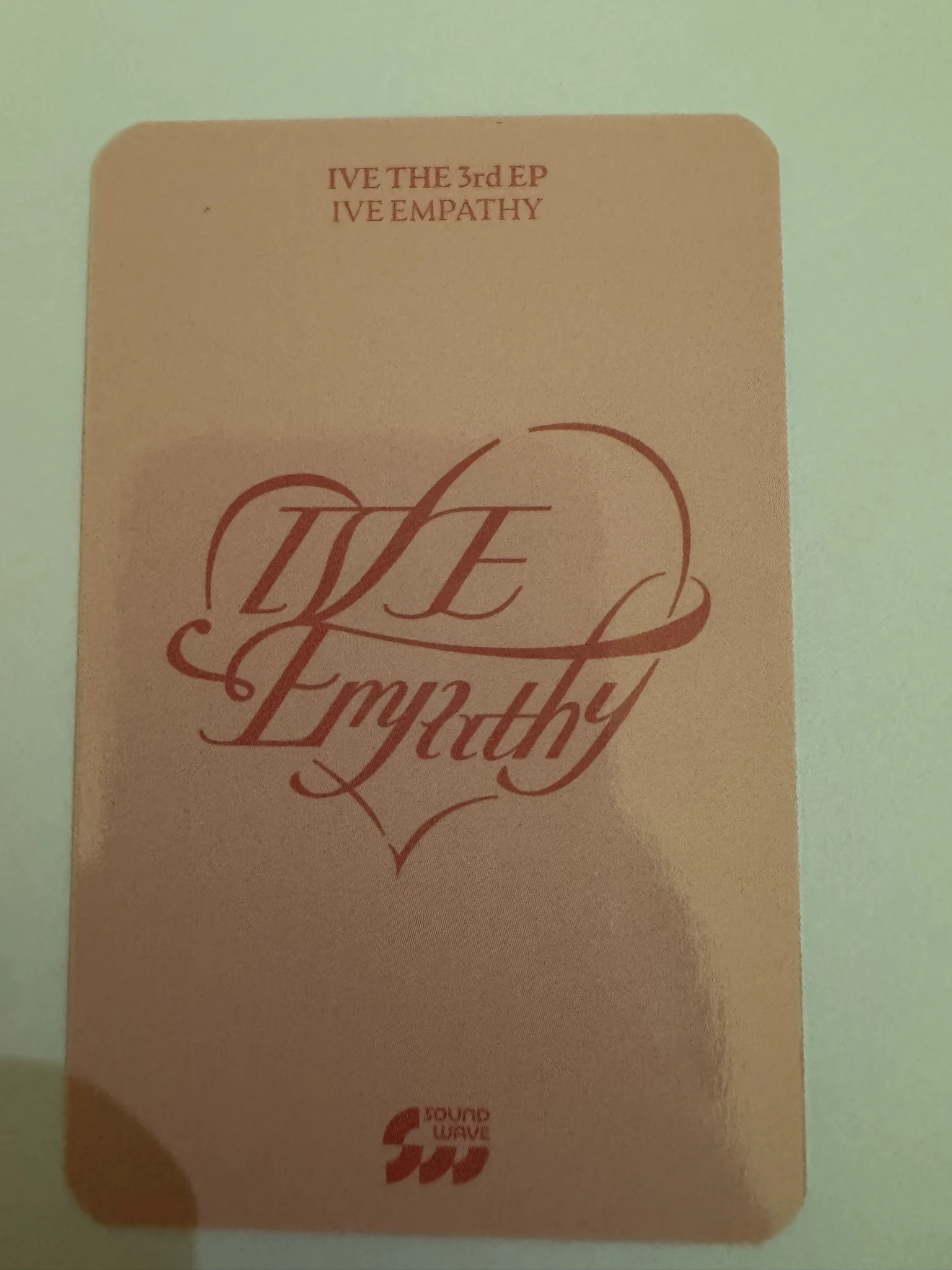 IVE Rei IVE - Rei - IVE EMPATHY Album soundwave lucky draw round 4 listing photo 2