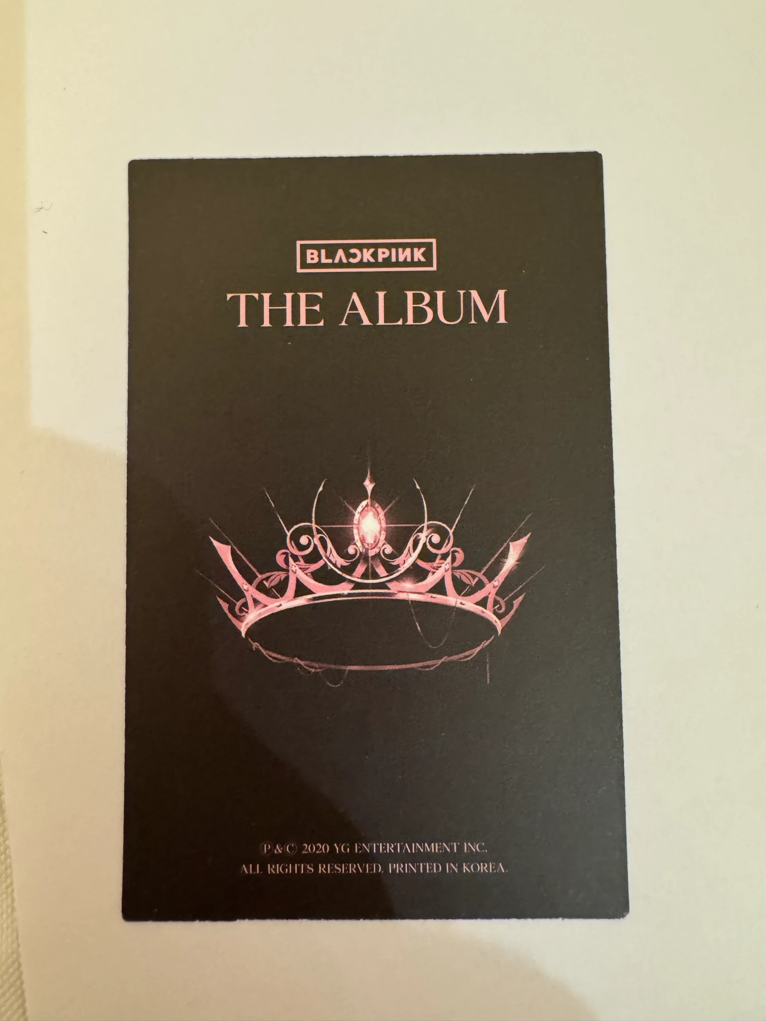 BLACKPINK Jisoo BLACKPINK-Jisoo-Album-THE ALBUM listing photo 2