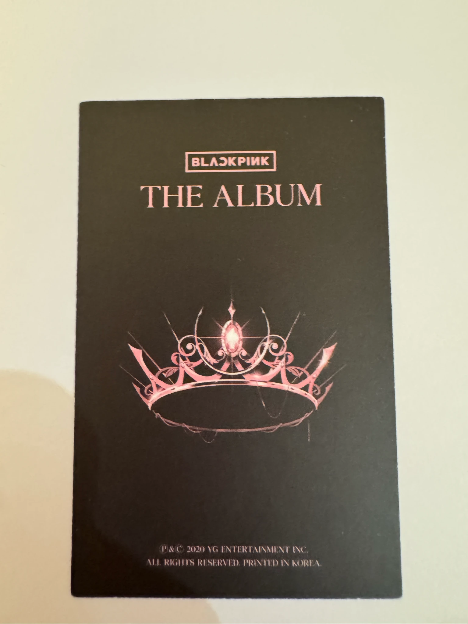 BLACKPINK Jisoo BLACKPINK-Jisoo-Album-THE ALBUM listing photo 2