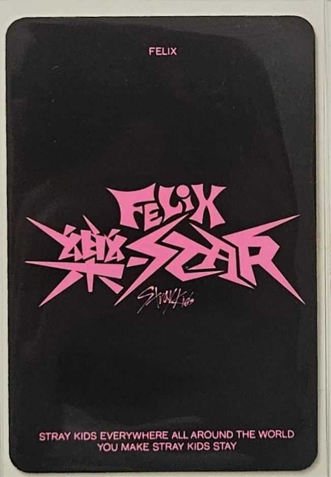 Stray Kids Felix Stray Kids - Felix - Rock-Star Album album photocard postcard version listing photo 2