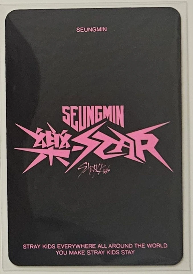 Stray Kids Seungmin Stray Kids - Seungmin - Rock-Star Album album photocard postcard version listing photo 2