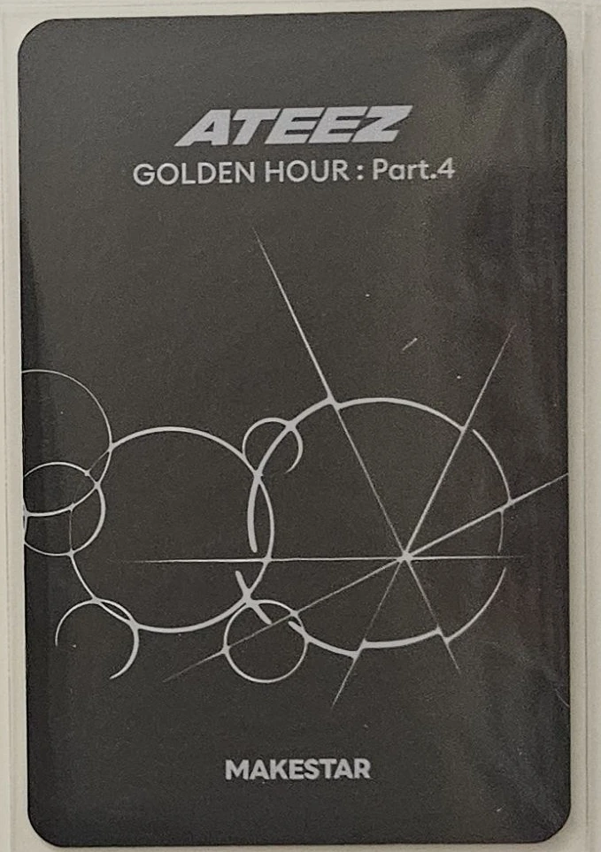 ATEEZ San ATEEZ - San - Golden Hour : Part.4 Album round 2 makestar fansign listing photo 2