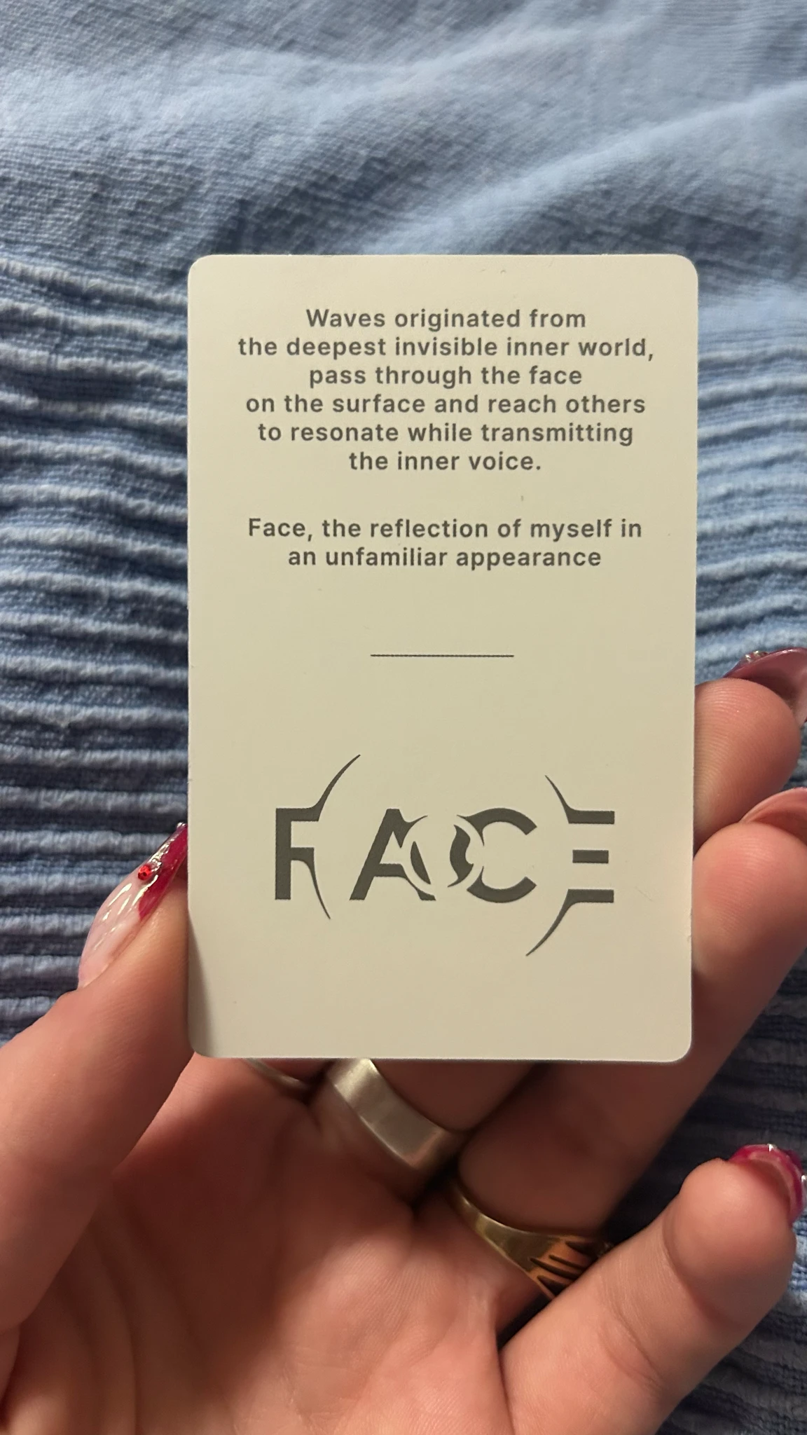 BTS Jimin BTS - Jimin - Face Album album photocard invisible face ver. listing photo 2