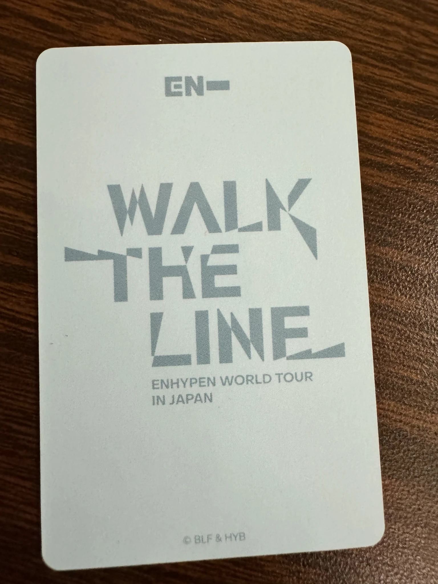 ENHYPEN Sunghoon ENHYPEN - Sunghoon - 'WALK THE LINE' World Tour Event summer version japan purchase benefit listing photo 2