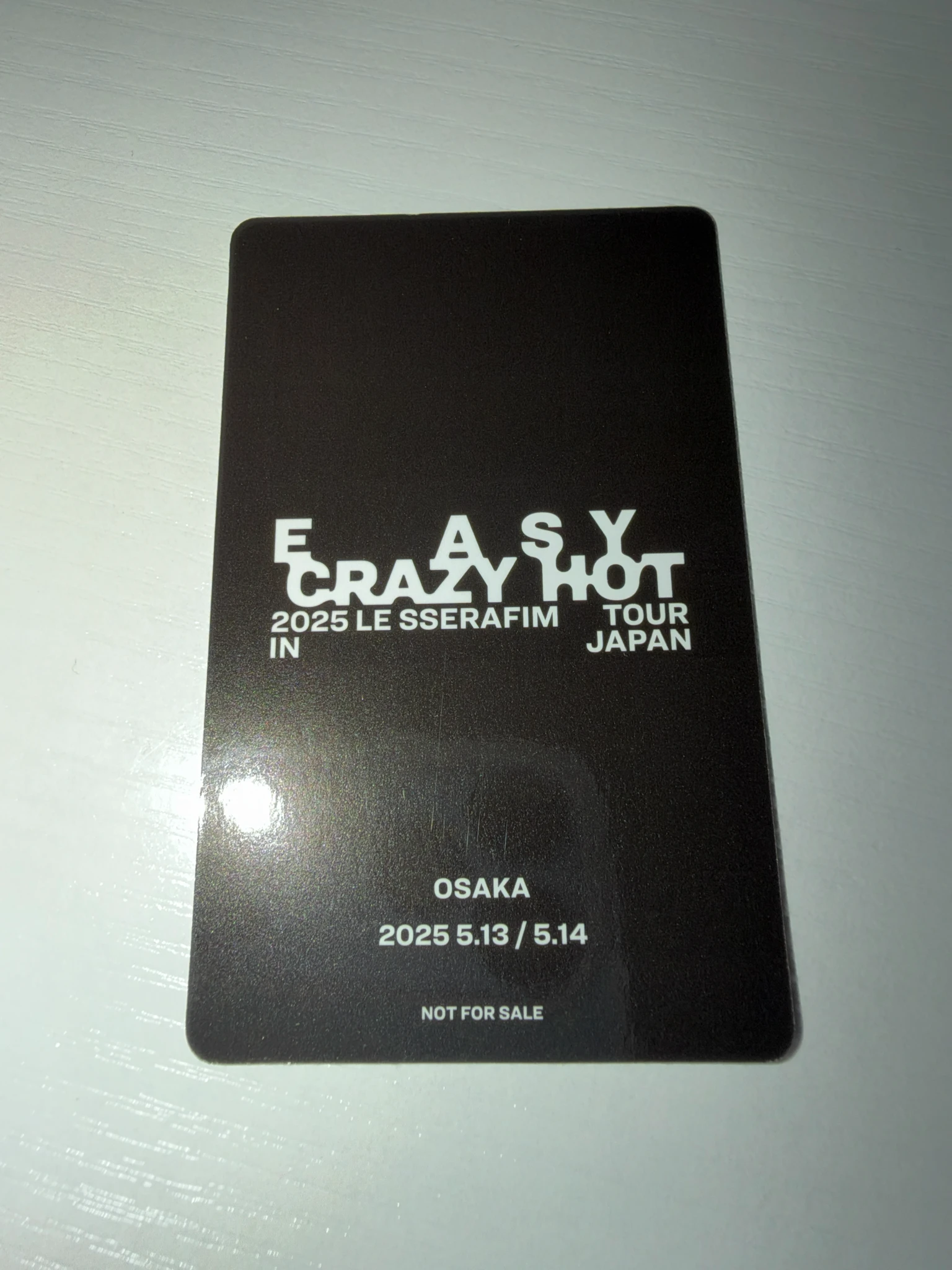 LE SSERAFIM Hong Eunchae LE SSERAFIM - Hong Eunchae - DIFFERENT Album on-site preorder event benefit easy crazy hot tour UMS japan (universal music store) osaka listing photo 2
