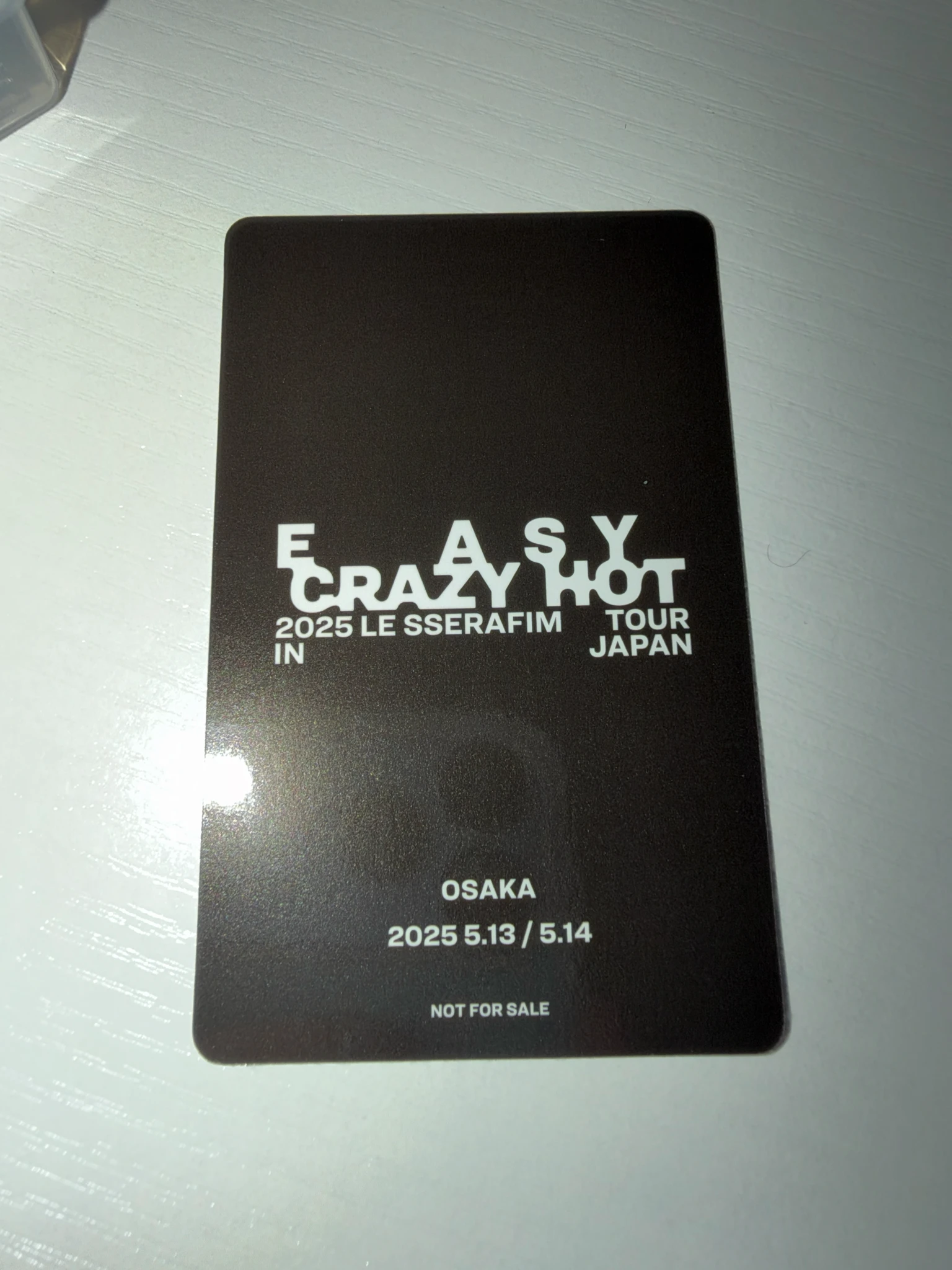 LE SSERAFIM Kim Chaewon LE SSERAFIM - Kim Chaewon - DIFFERENT Album on-site preorder event benefit easy crazy hot tour osaka UMS japan (universal music store) listing photo 2