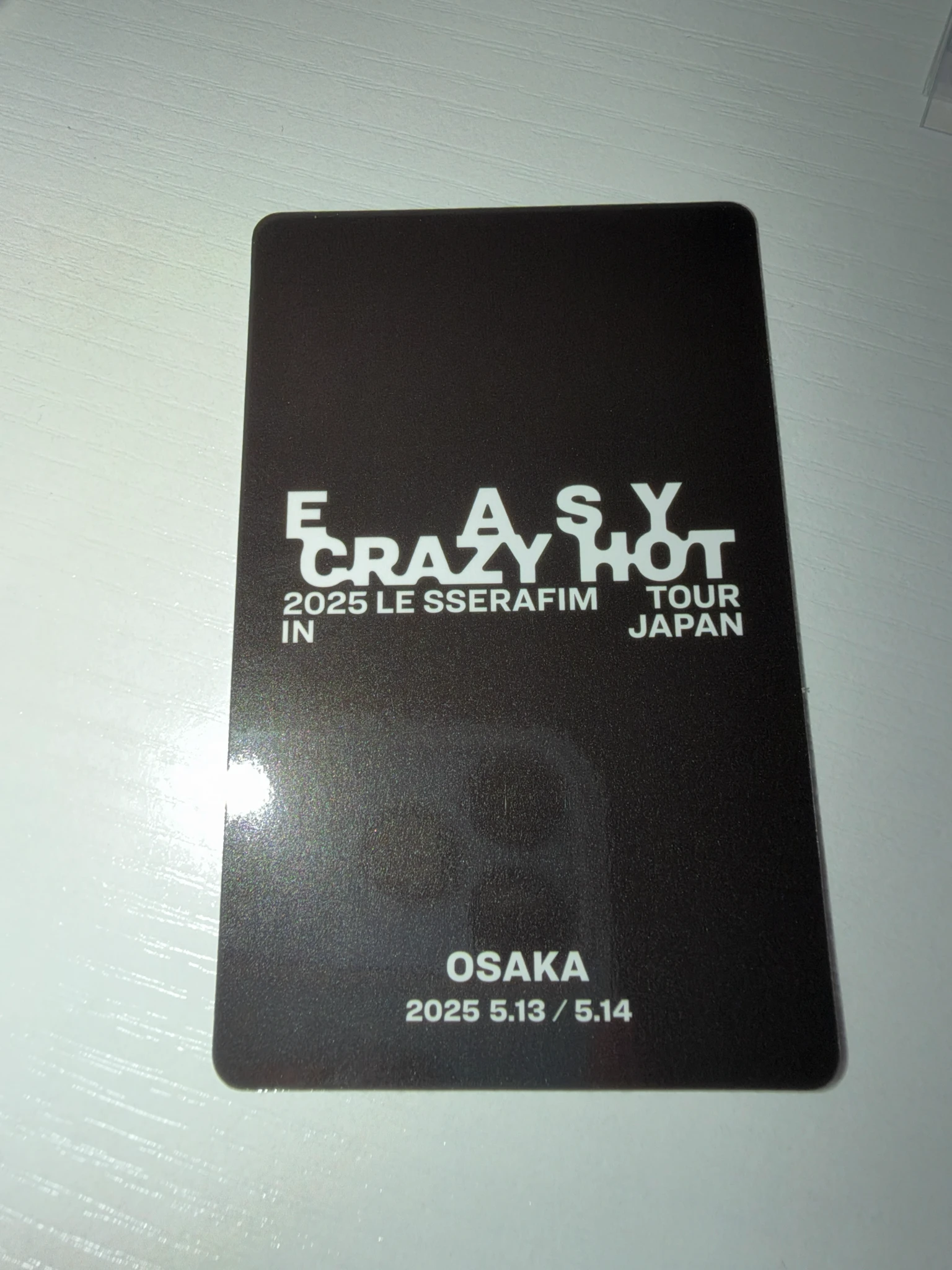 LE SSERAFIM Kim Chaewon LE SSERAFIM - Kim Chaewon - DIFFERENT Album on-site preorder event benefit easy crazy hot tour osaka weverse japan listing photo 2