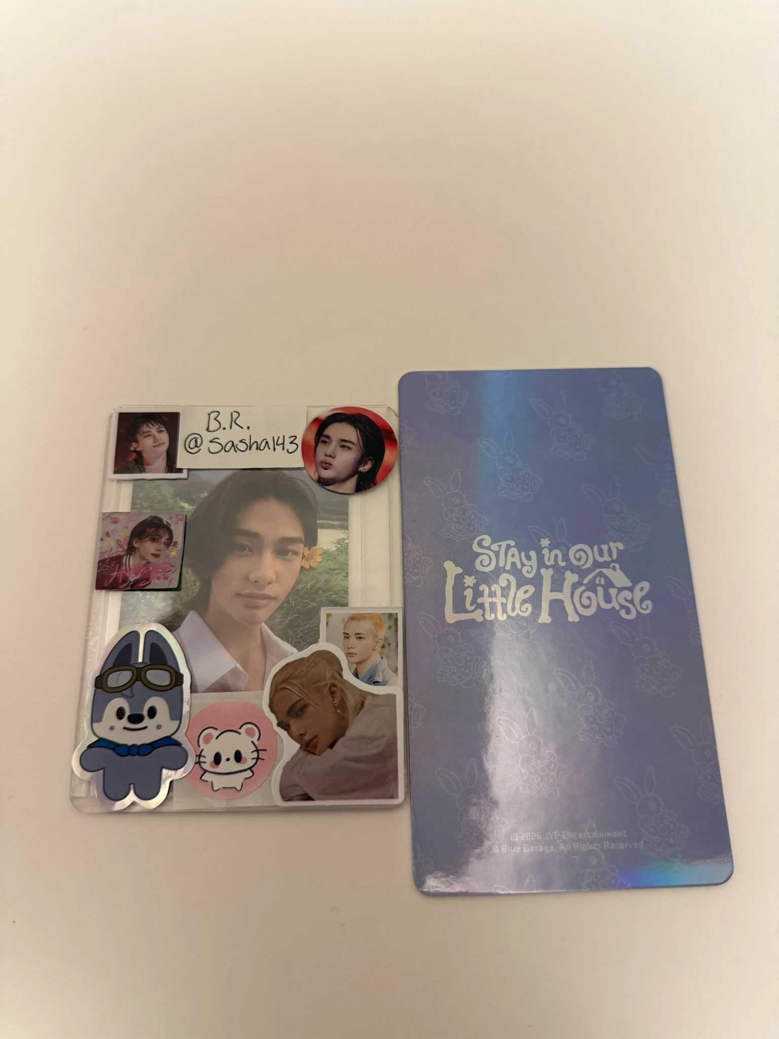 Stray Kids HAN Stray Kids - HAN - 6th Fanmeeting - STAY in Our Little House  Event non-standard size trading card holographic (hologram) listing photo 2