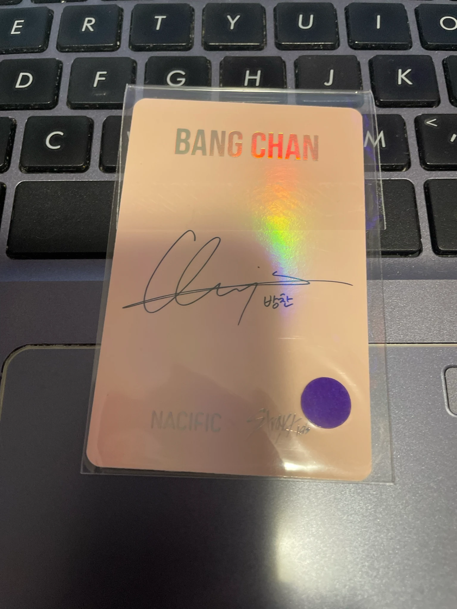 Stray Kids Bang Chan Stray Kids - Bang Chan - NACIFIC  x Stray Kids Other brand collaboration nacific round 3 holographic (hologram) listing photo 2