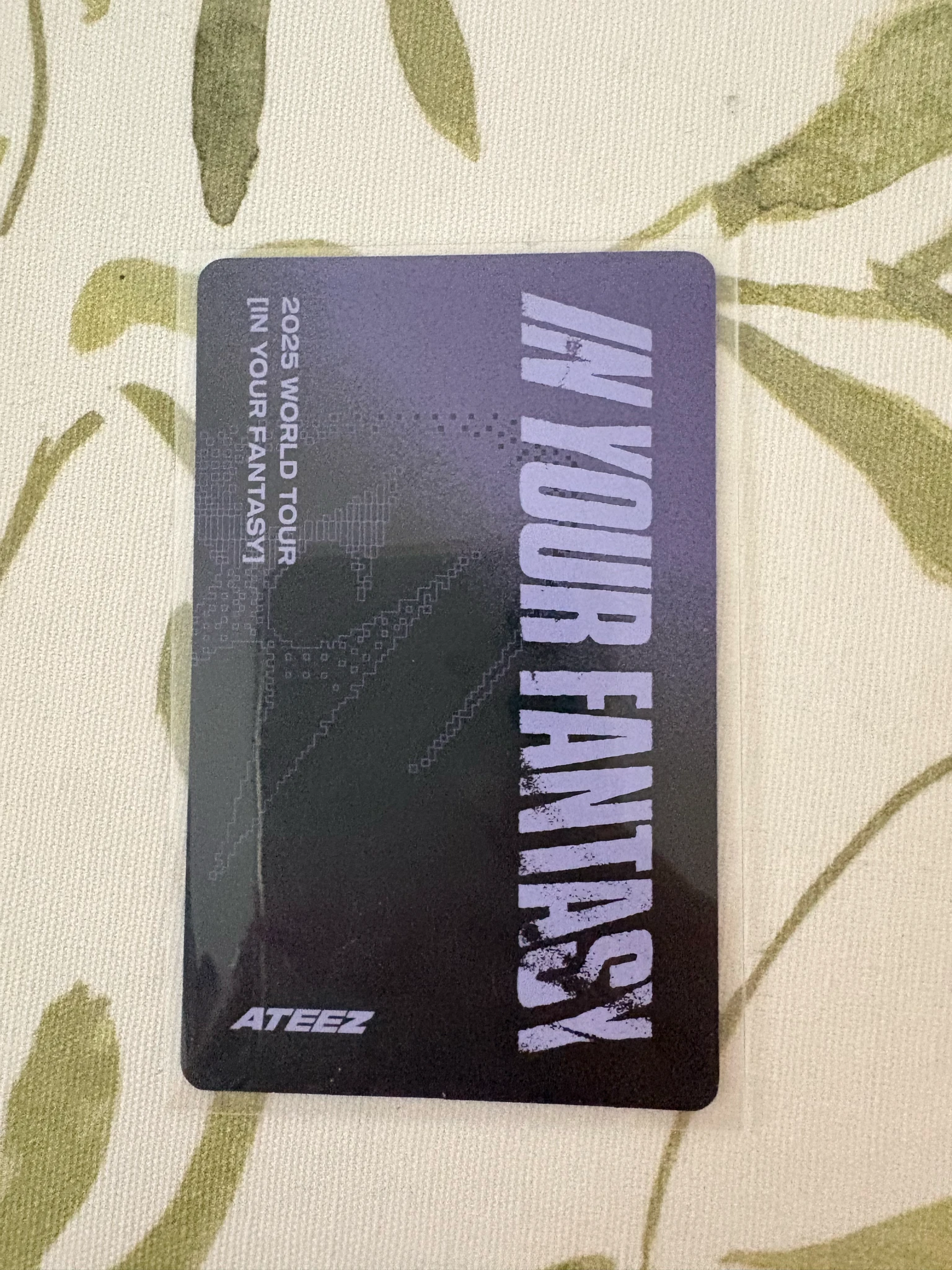 ATEEZ Jongho ATEEZ - Jongho - In Your Fantasy World Tour Event mini photocard listing photo 2