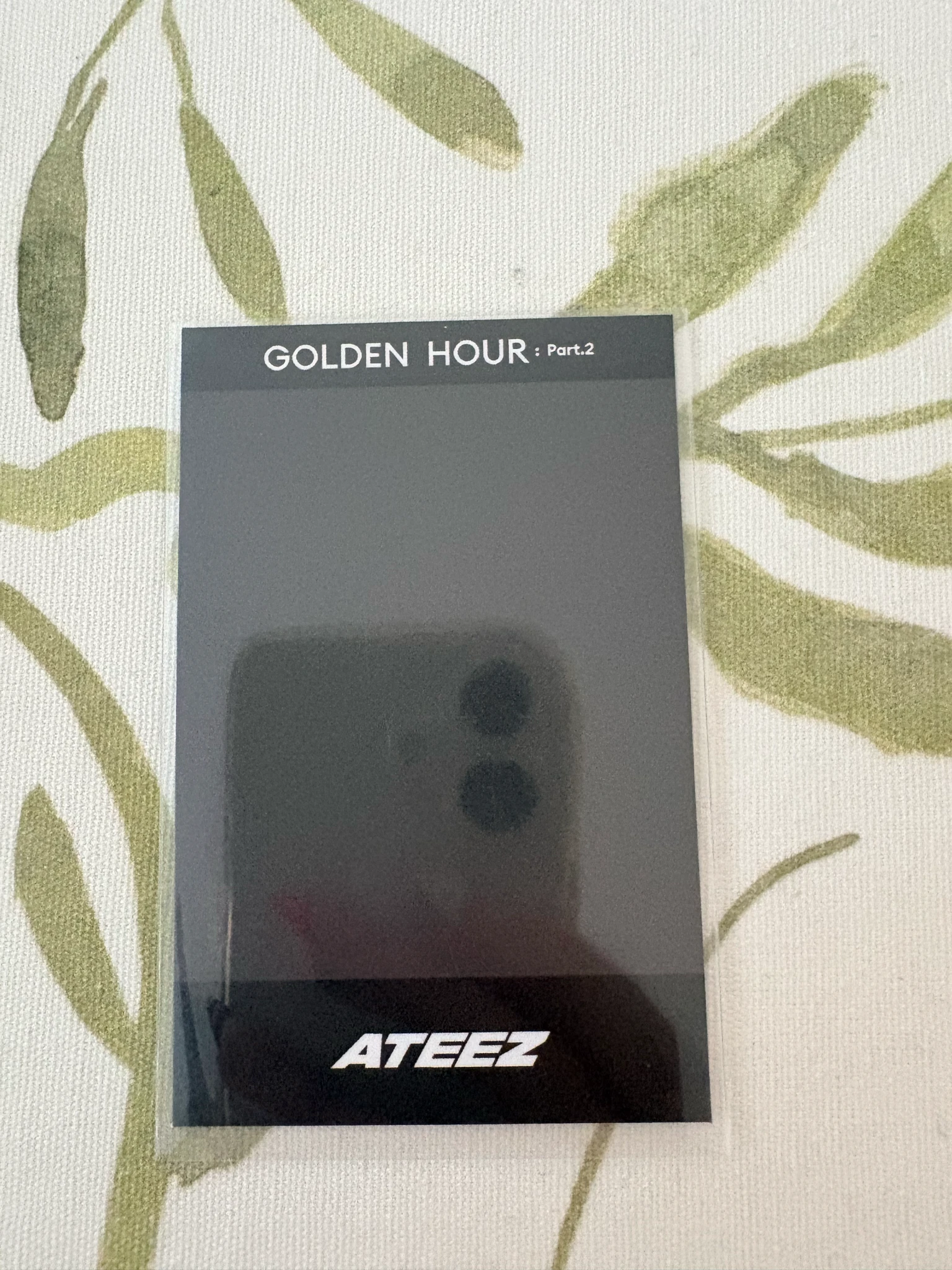 ATEEZ Hongjoong ATEEZ - Hongjoong - Golden Hour : Part 2 Album apple music lucky draw polaroid listing photo 2