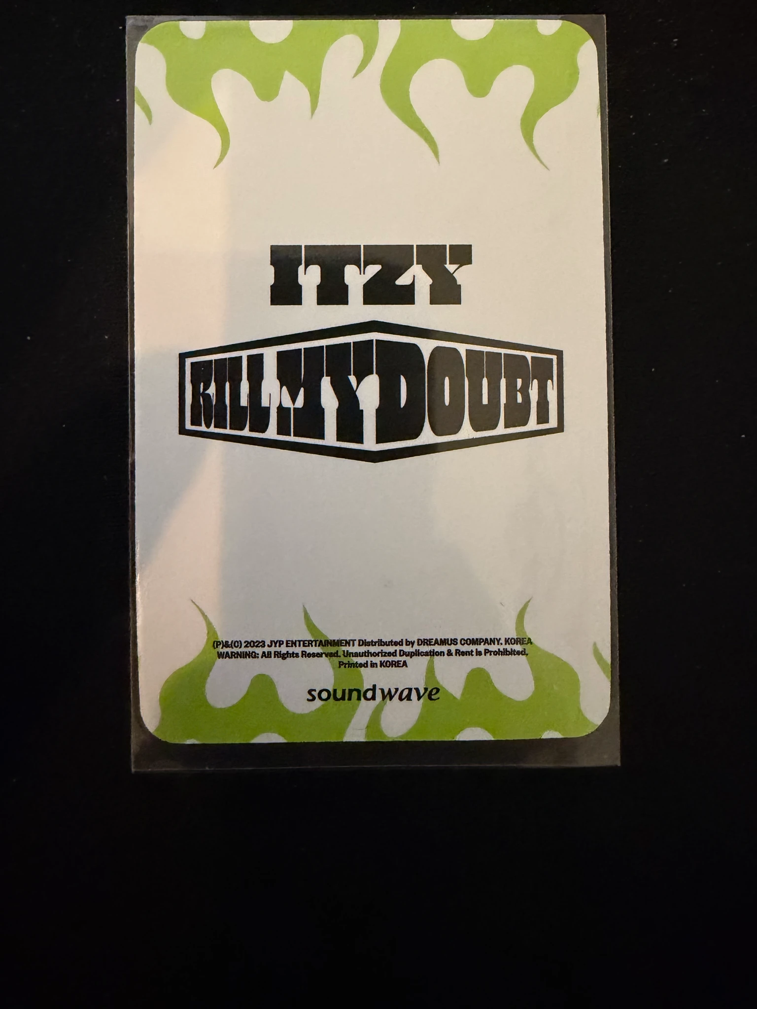 ITZY Chaeryeong ITZY - Chaeryeong - KILL MY DOUBT Album soundwave lucky draw round 21 listing photo 2