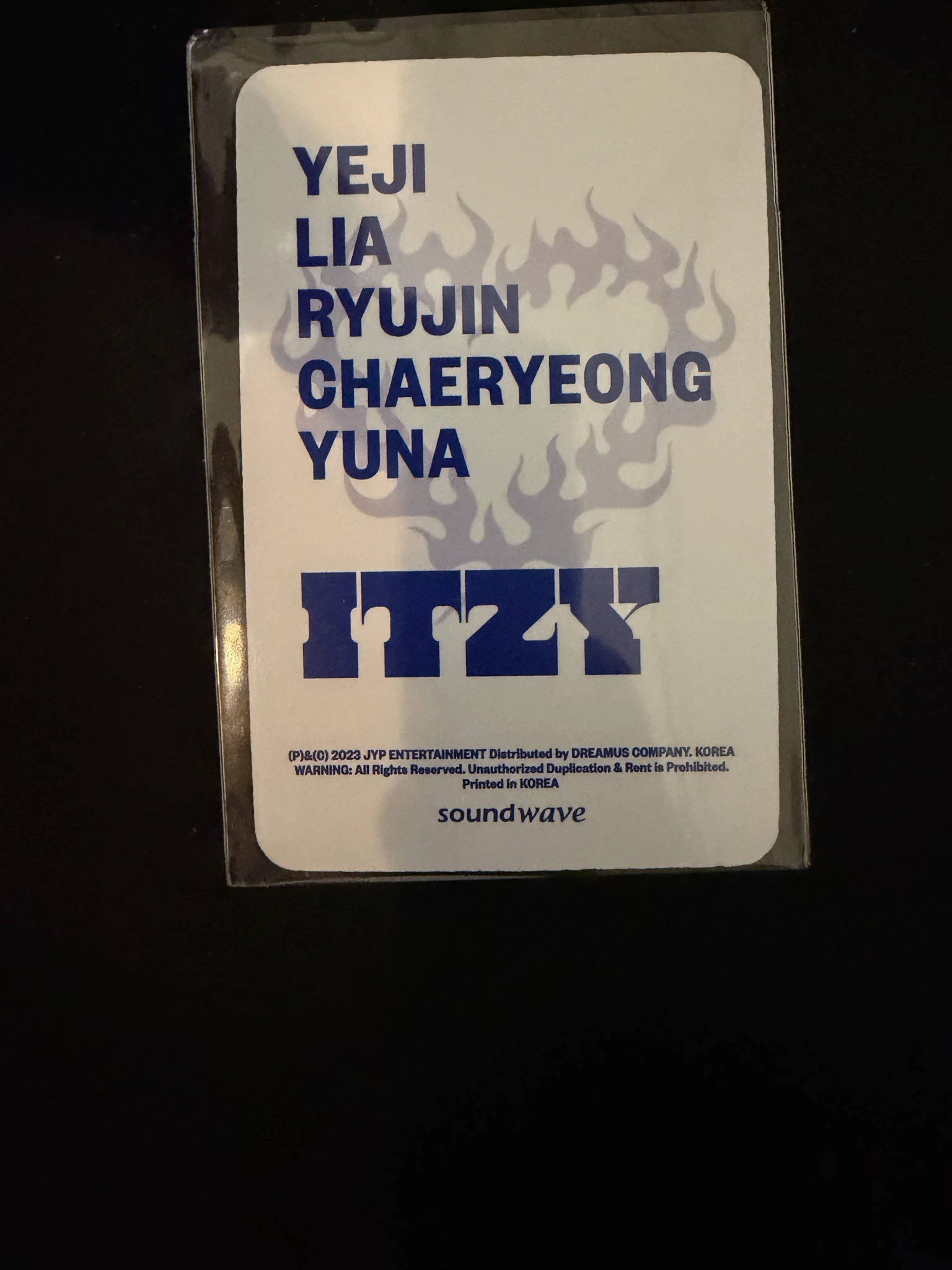 ITZY Lia ITZY - Lia - KILL MY DOUBT Album soundwave lucky draw round 16 listing photo 2
