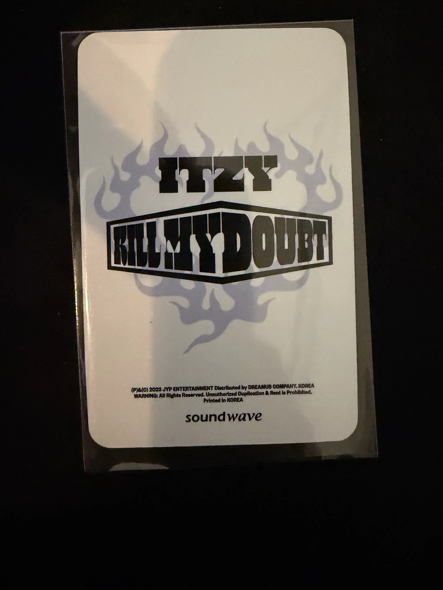 ITZY Lia ITZY - Lia - KILL MY DOUBT Album soundwave lucky draw round 22 listing photo 2