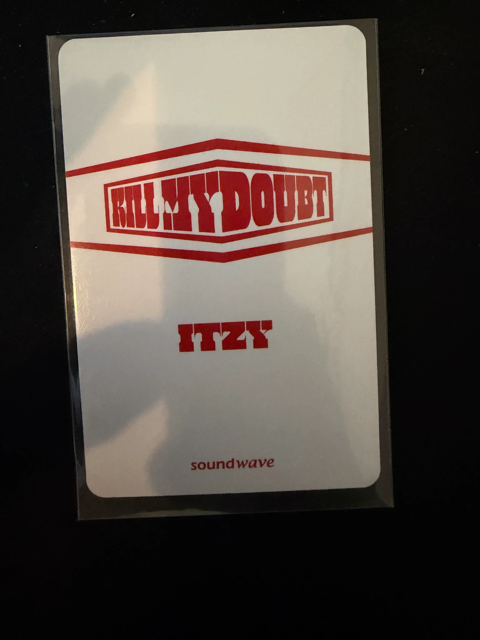 ITZY Ryujin ITZY - KILL MY DOUBT Album soundwave pre-order benefit listing photo 2