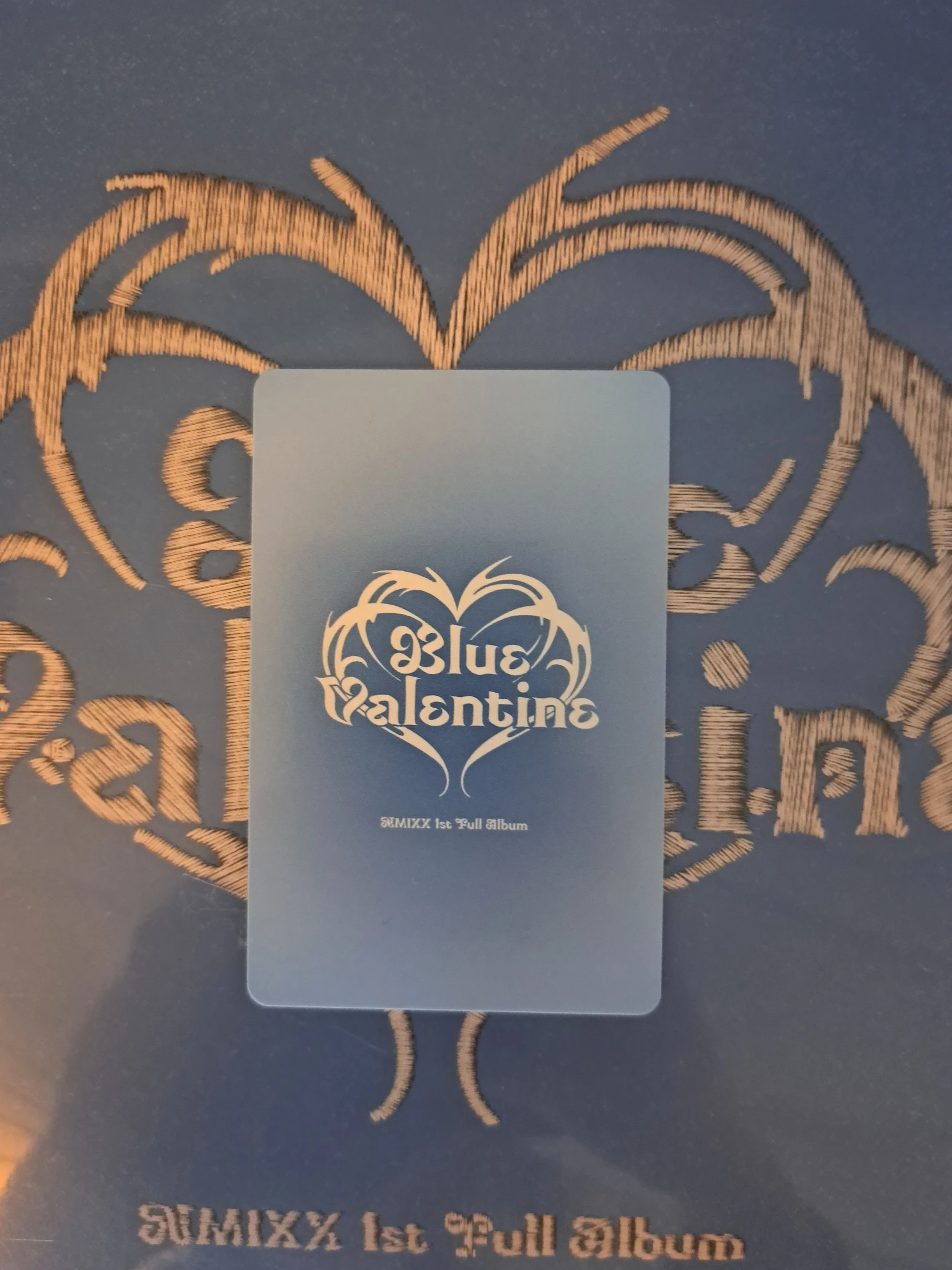 NMIXX Haewon NMIXX - Haewon - Blue Valentine Album album photocard vinyl version photocard set blue valentine version listing photo 2