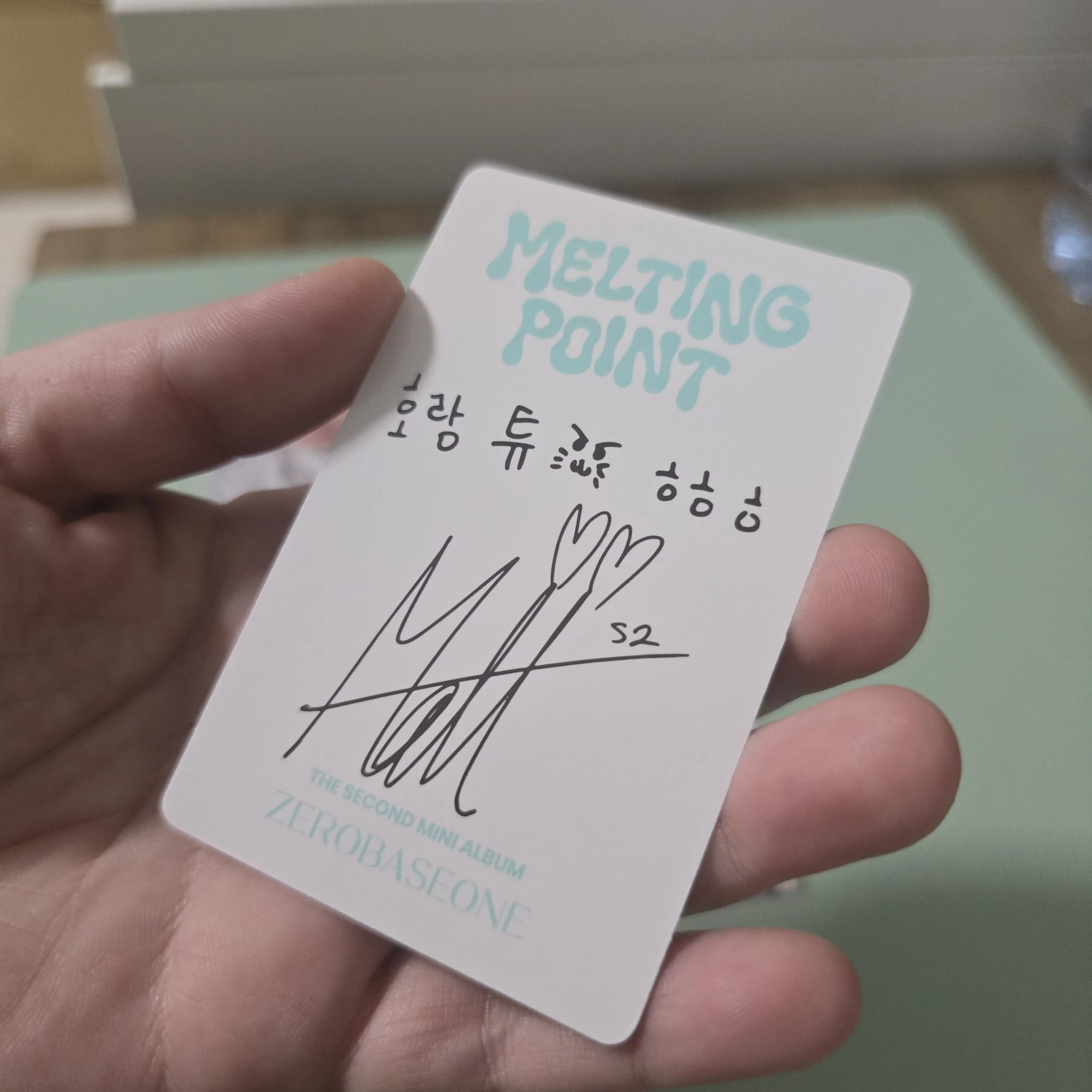 ZEROBASEONE Matthew ZEROBASEONE - Matthew - Melting Point Album album photocard mystery version A version listing photo 2