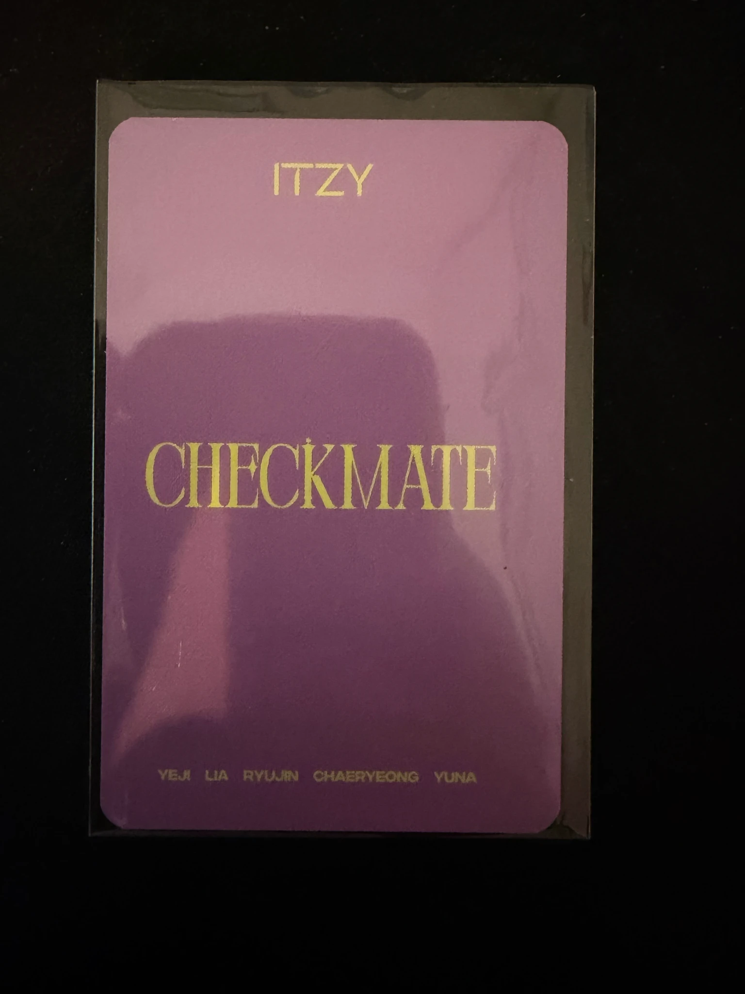 ITZY Chaeryeong ITZY - Chaeryeong - CHECKMATE Album ktown4u lucky draw round 1 listing photo 2