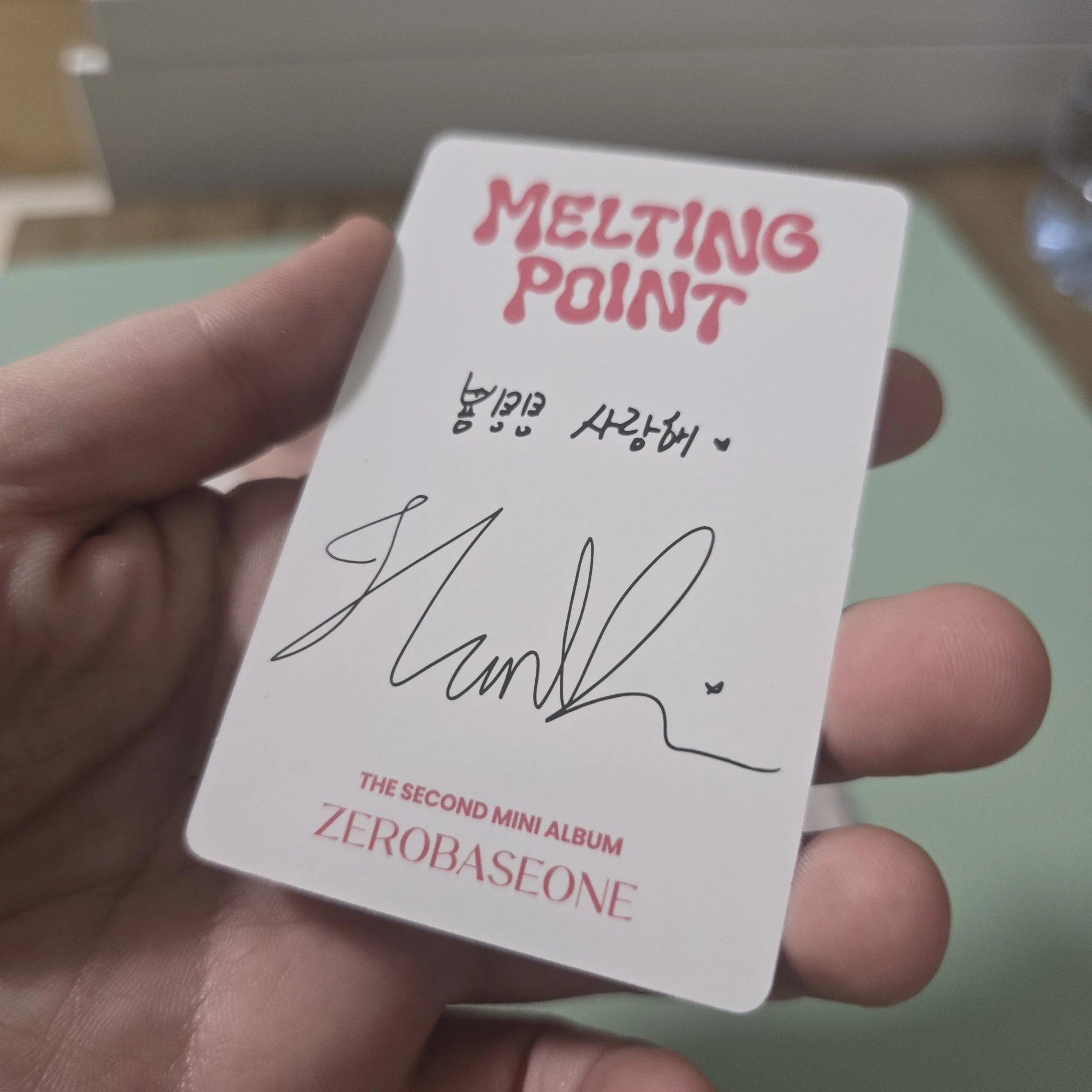 ZEROBASEONE Hanbin ZEROBASEONE - Hanbin - Melting Point Album fairytale listing photo 2