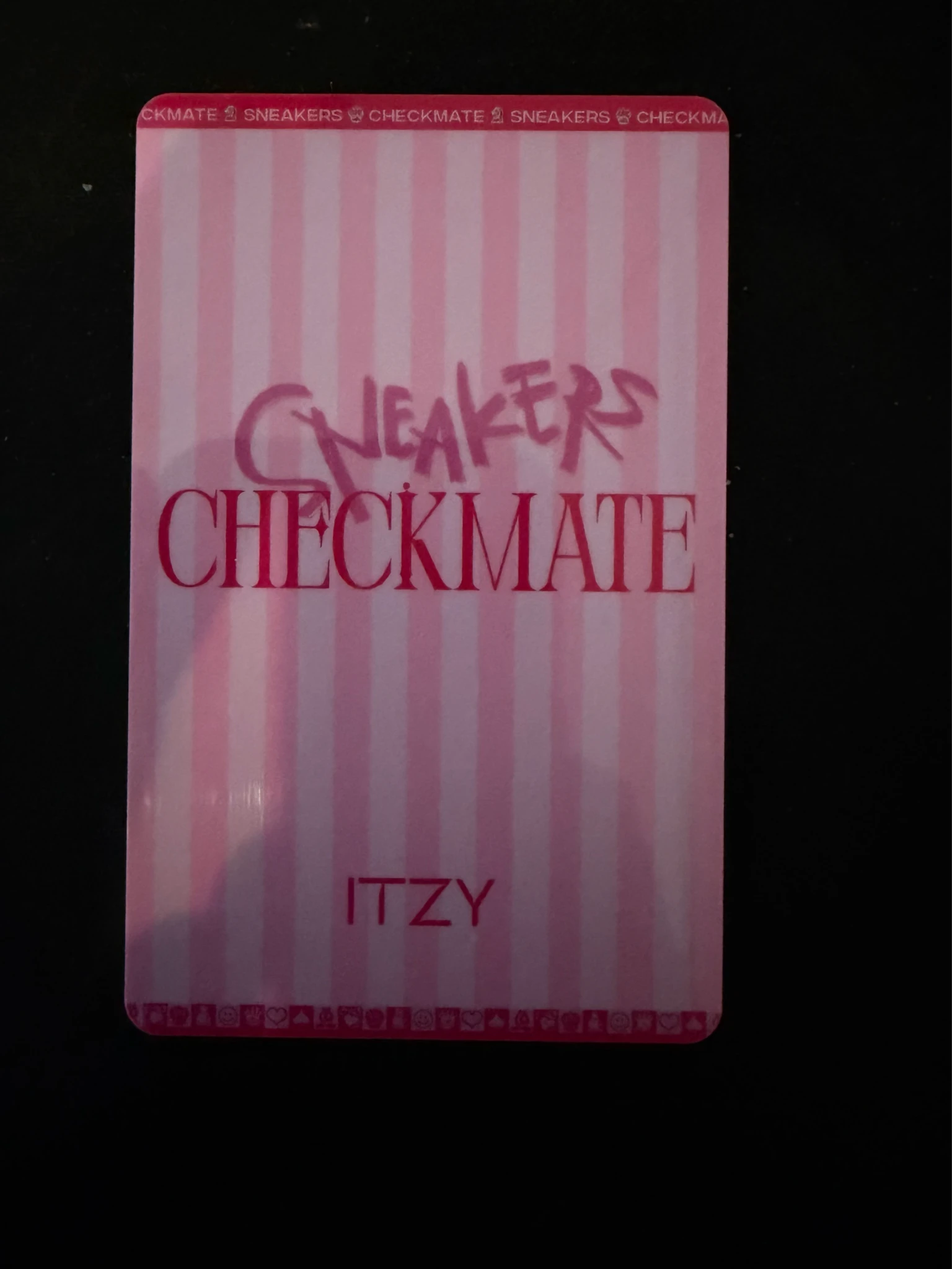 ITZY Chaeryeong ITZY - Chaeryeong - CHECKMATE Album lucky draw withmuu round 1 pvc card listing photo 2