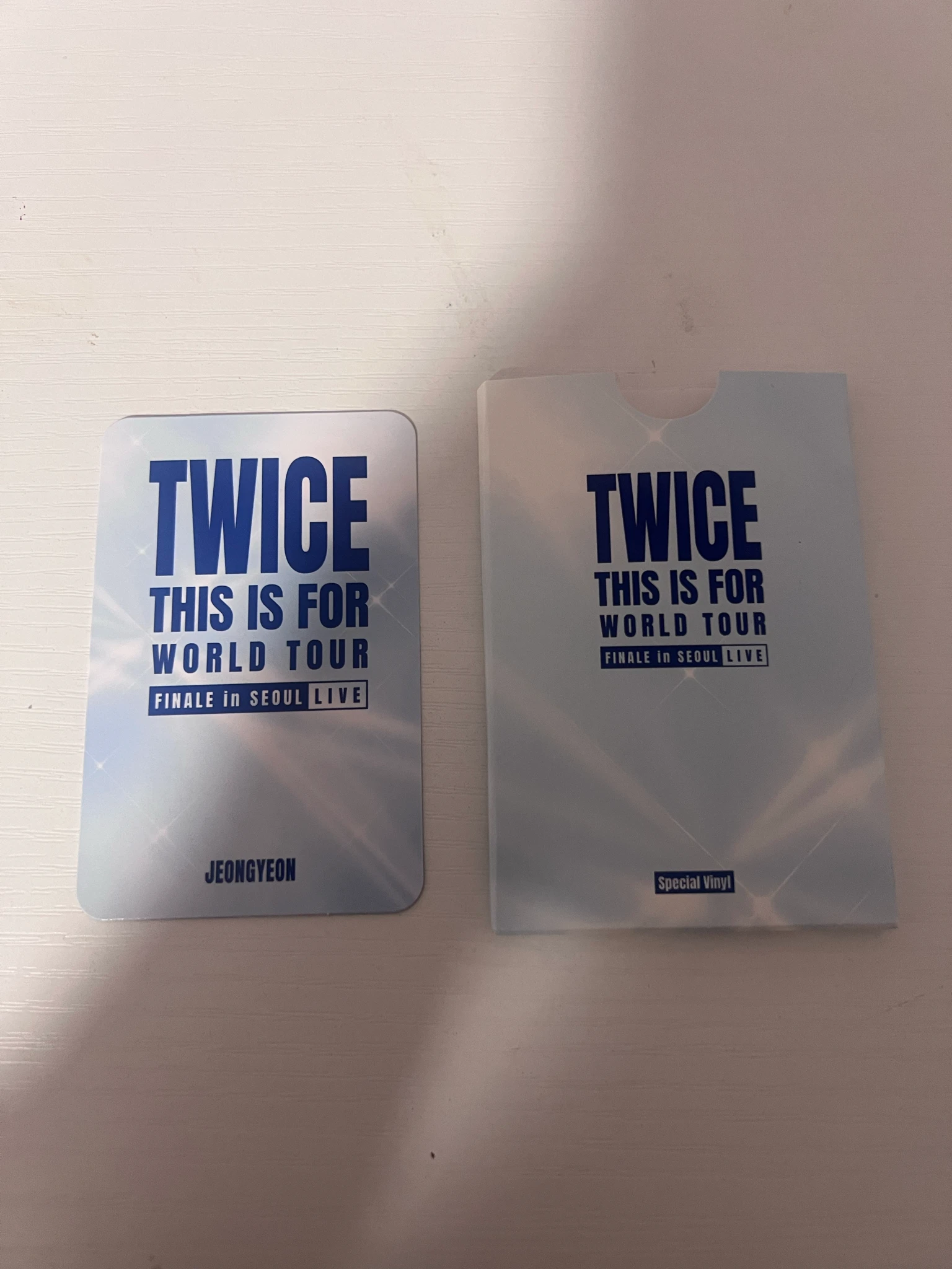 TWICE Jeongyeon TWICE - Jeongyeon - <THIS IS FOR> WORLD TOUR FINALE in SEOUL - LIVE Album retail exclusive album photocard photocard set target listing photo 2