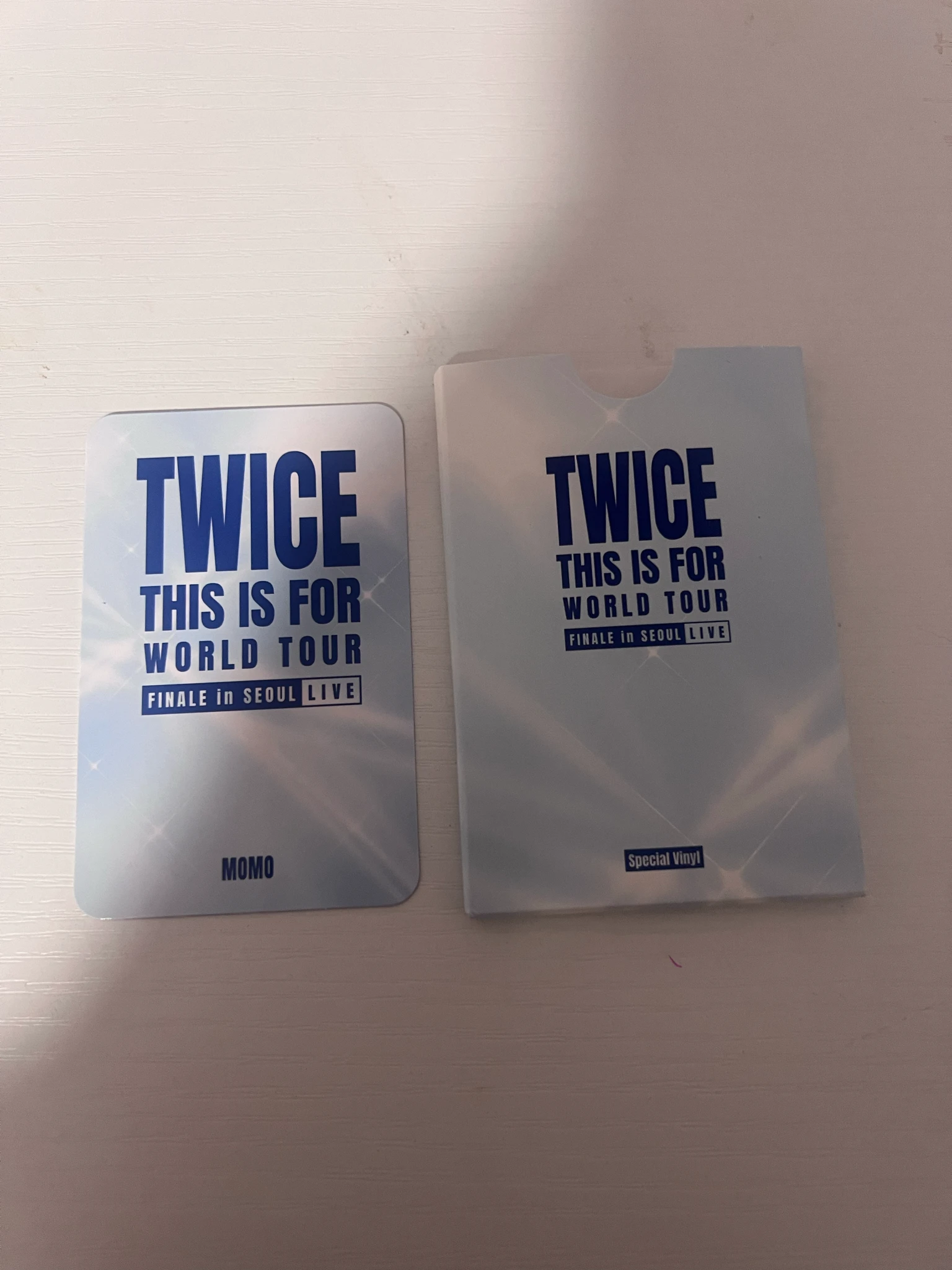 TWICE Momo TWICE - Momo - <THIS IS FOR> WORLD TOUR FINALE in SEOUL - LIVE Album retail exclusive album photocard target photocard set listing photo 2