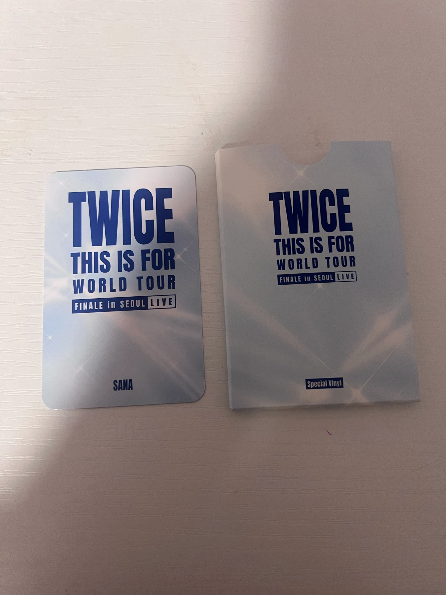TWICE Sana TWICE - Sana - <THIS IS FOR> WORLD TOUR FINALE in SEOUL - LIVE Album retail exclusive target album photocard photocard set listing photo 2