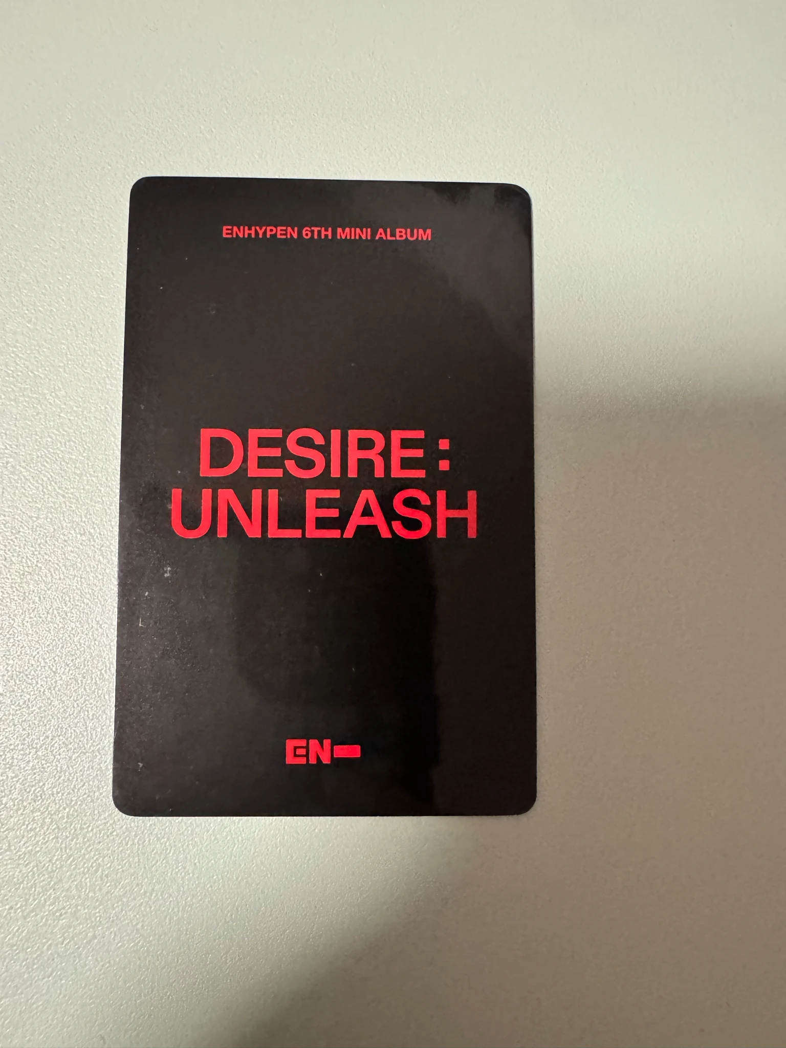 ENHYPEN Jay ENHYPEN - Jay - DESIRE: UNLEASH Album lucky draw round 4 yizhiyu (yzy) listing photo 2