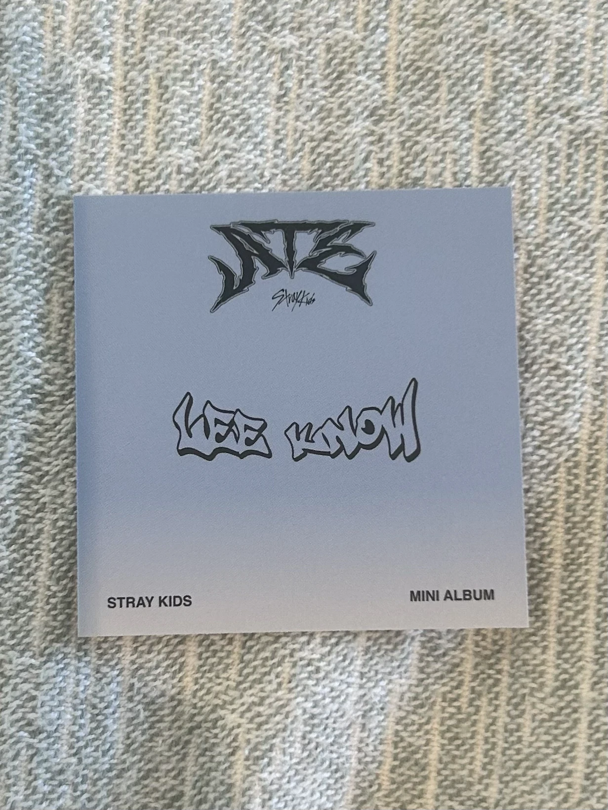 Stray Kids Lee Know Stray Kids - Lee Know - ATE Album album inclusion accordion version lip card listing photo 2