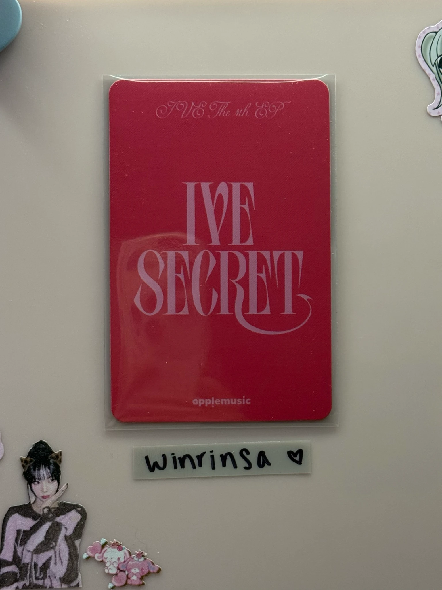 IVE Wonyoung IVE - Wonyoung - IVE SECRET Album apple music lucky draw listing photo 2