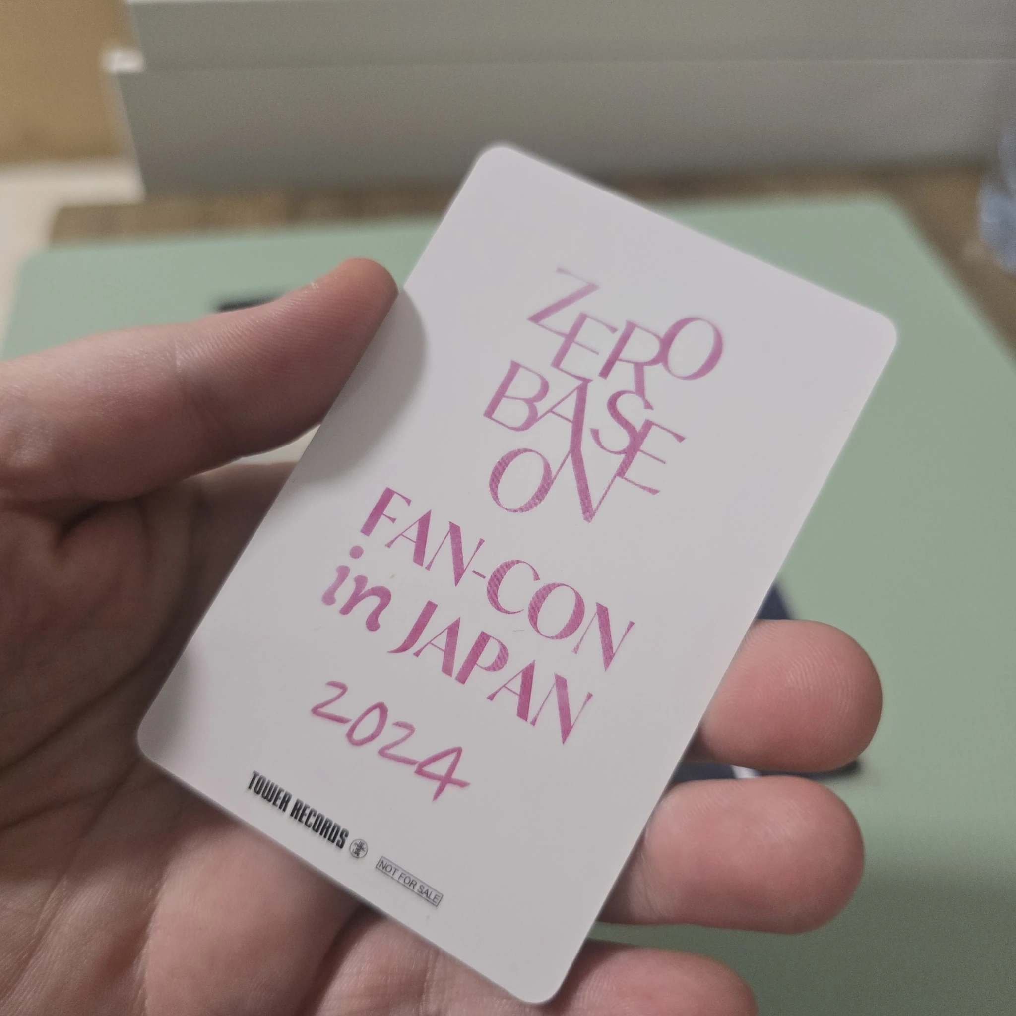 ZEROBASEONE Gunwook ZEROBASEONE - Gunwook - 2024 Fan-con in Japan Event tower records japan pob (pre-order benefit) listing photo 2