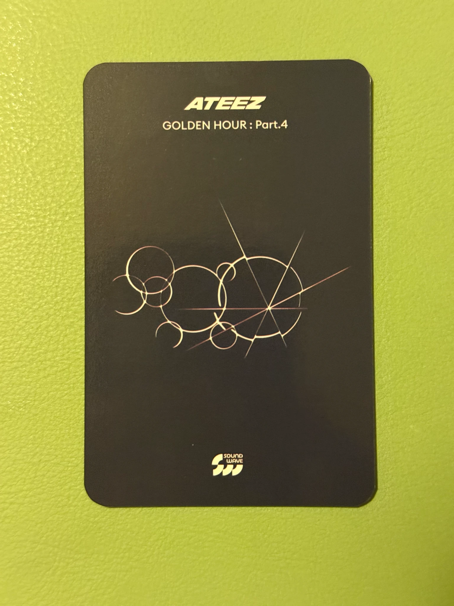 ATEEZ Wooyoung ATEEZ - Wooyoung - Golden Hour : Part.4 Album soundwave listing photo 2