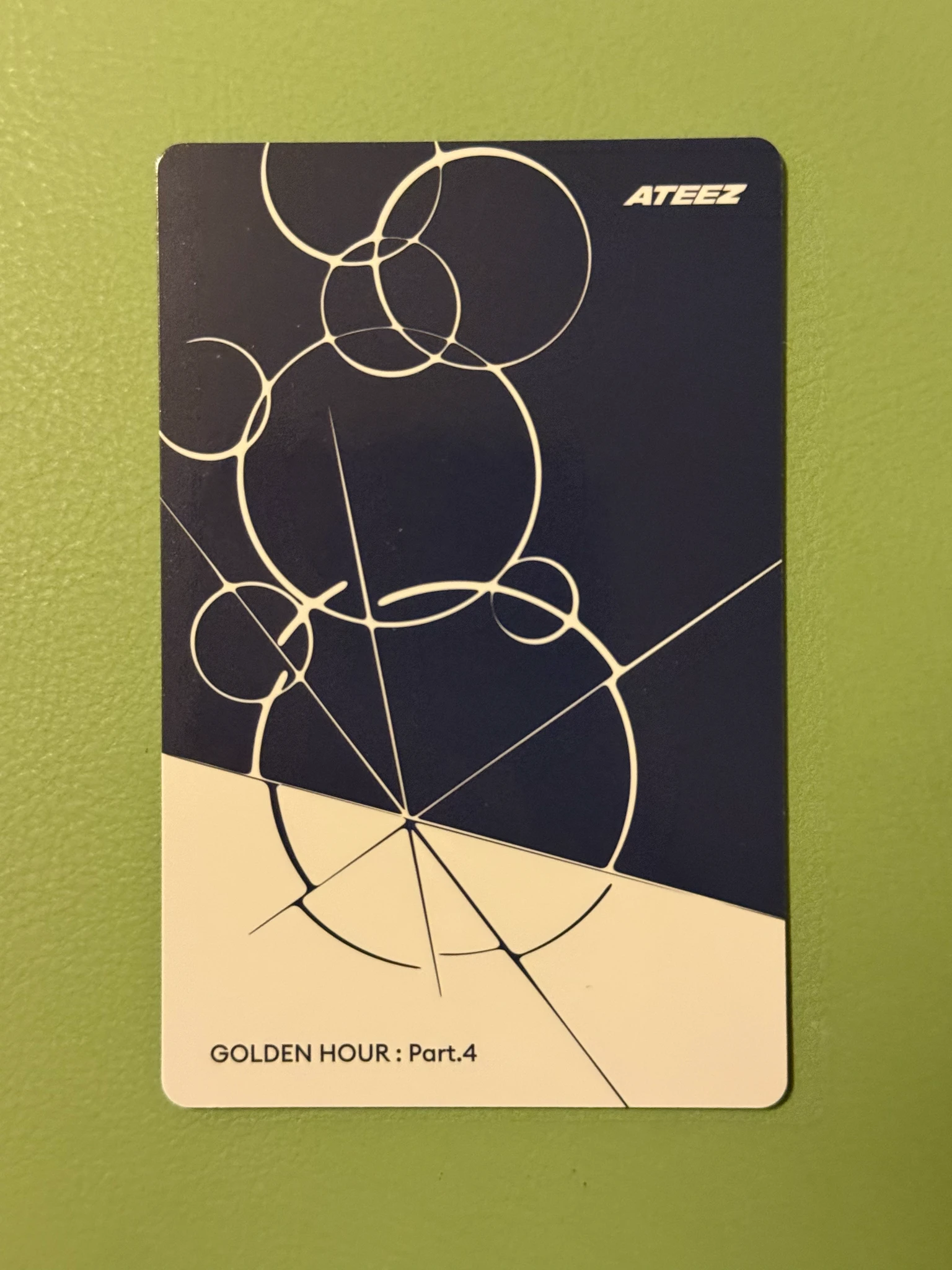 ATEEZ Wooyoung ATEEZ - Wooyoung - Golden Hour : Part.4 Album digipack version album photocard listing photo 2