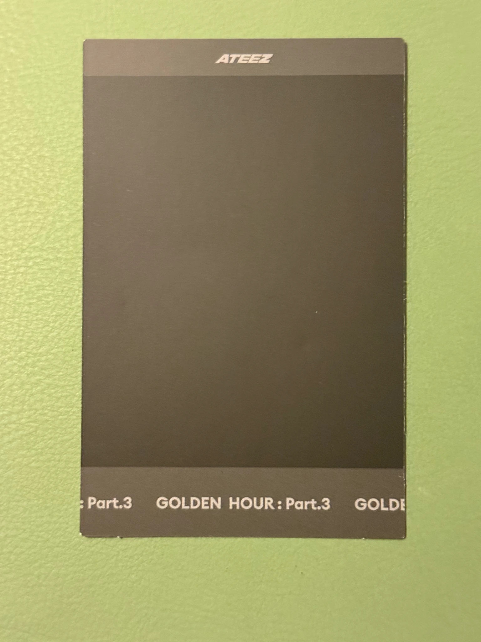 ATEEZ Yeosang ATEEZ - Yeosang - Golden Hour : Part.3 Album - Poca Album Polaroid listing photo 2